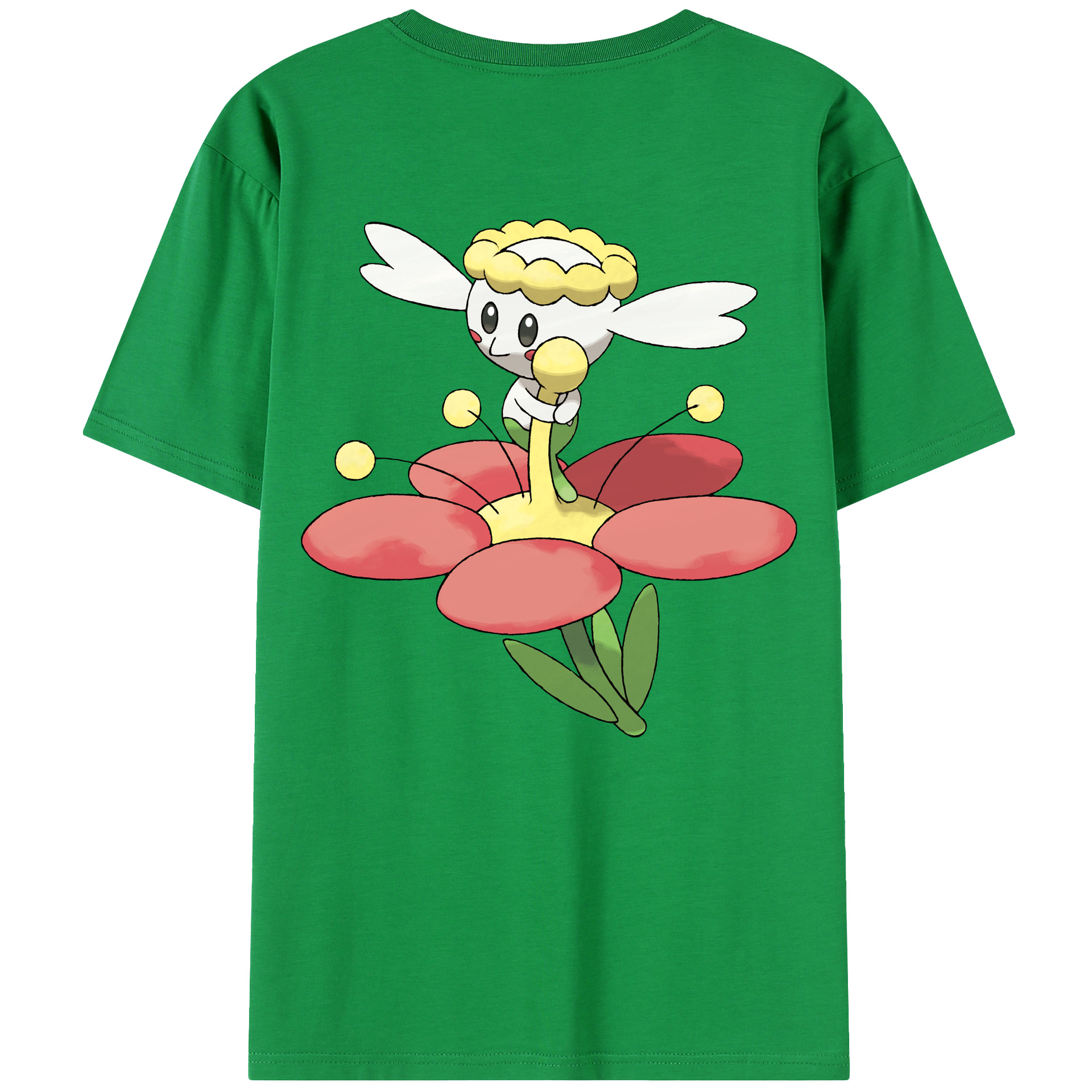 （画像用） ポケットモンスター Pokémon 綿100％半袖Tシャツ（背面プリント）