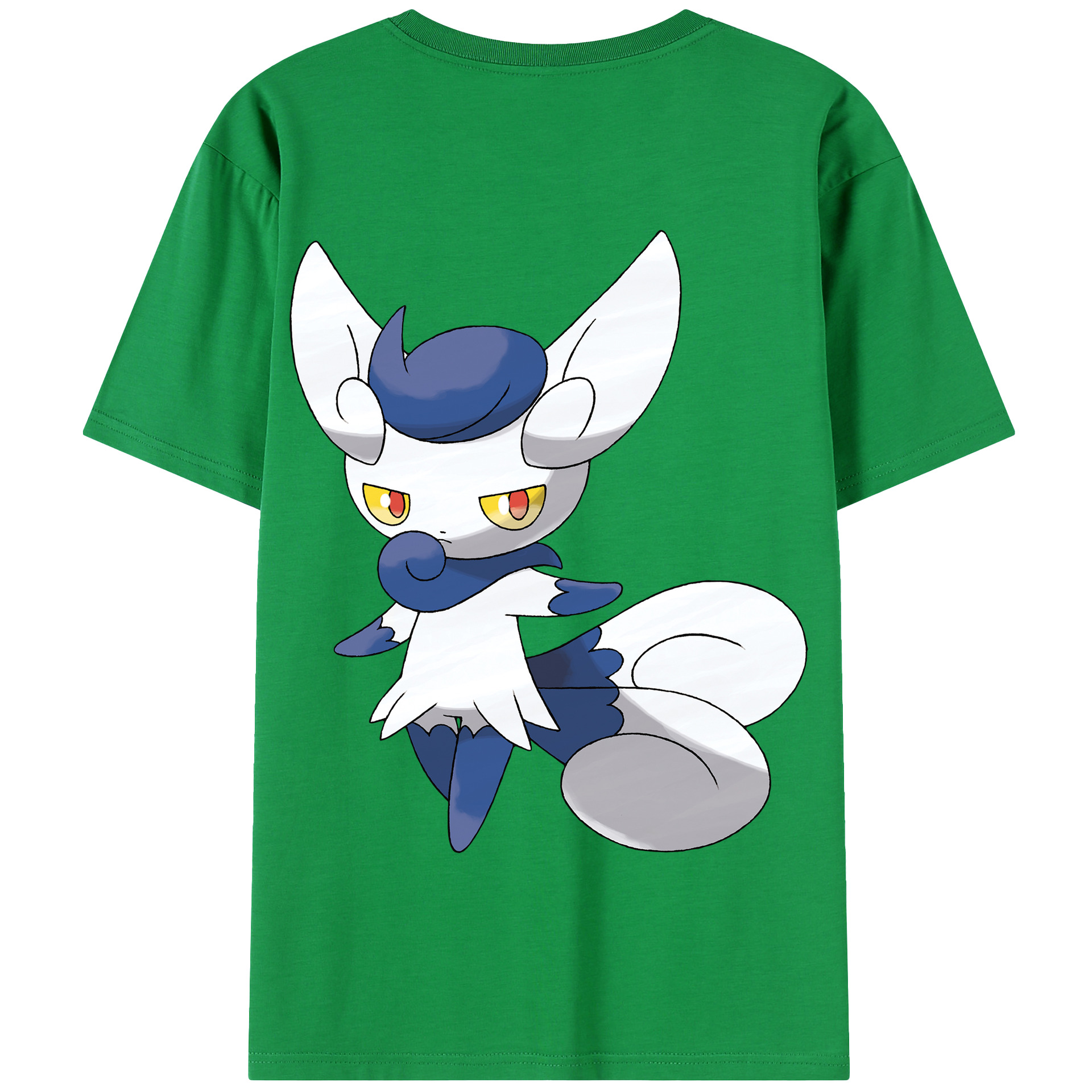 （画像用） ポケットモンスター Pokémon 綿100％半袖Tシャツ（背面プリント）