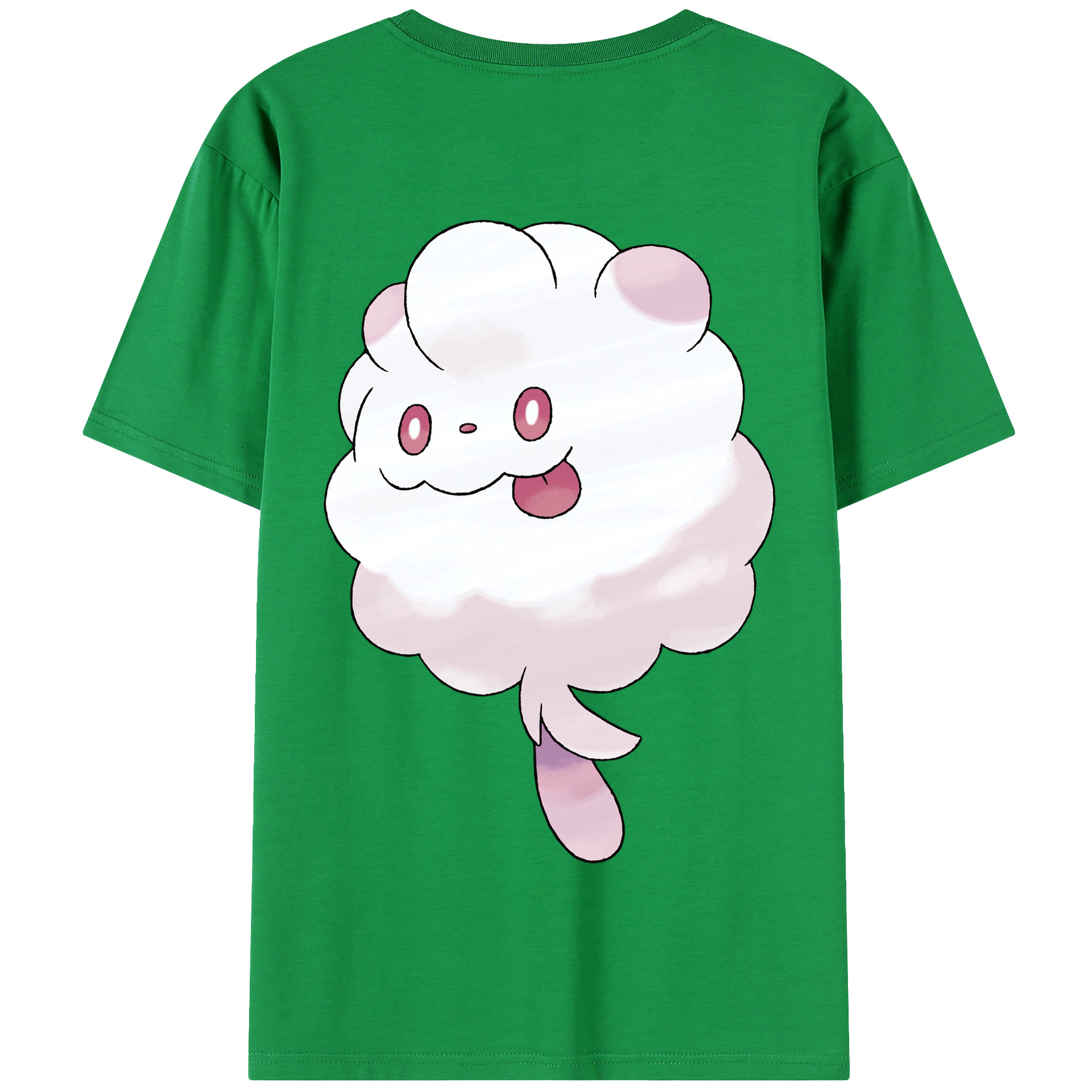 （画像用） ポケットモンスター Pokémon 綿100％半袖Tシャツ（背面プリント）