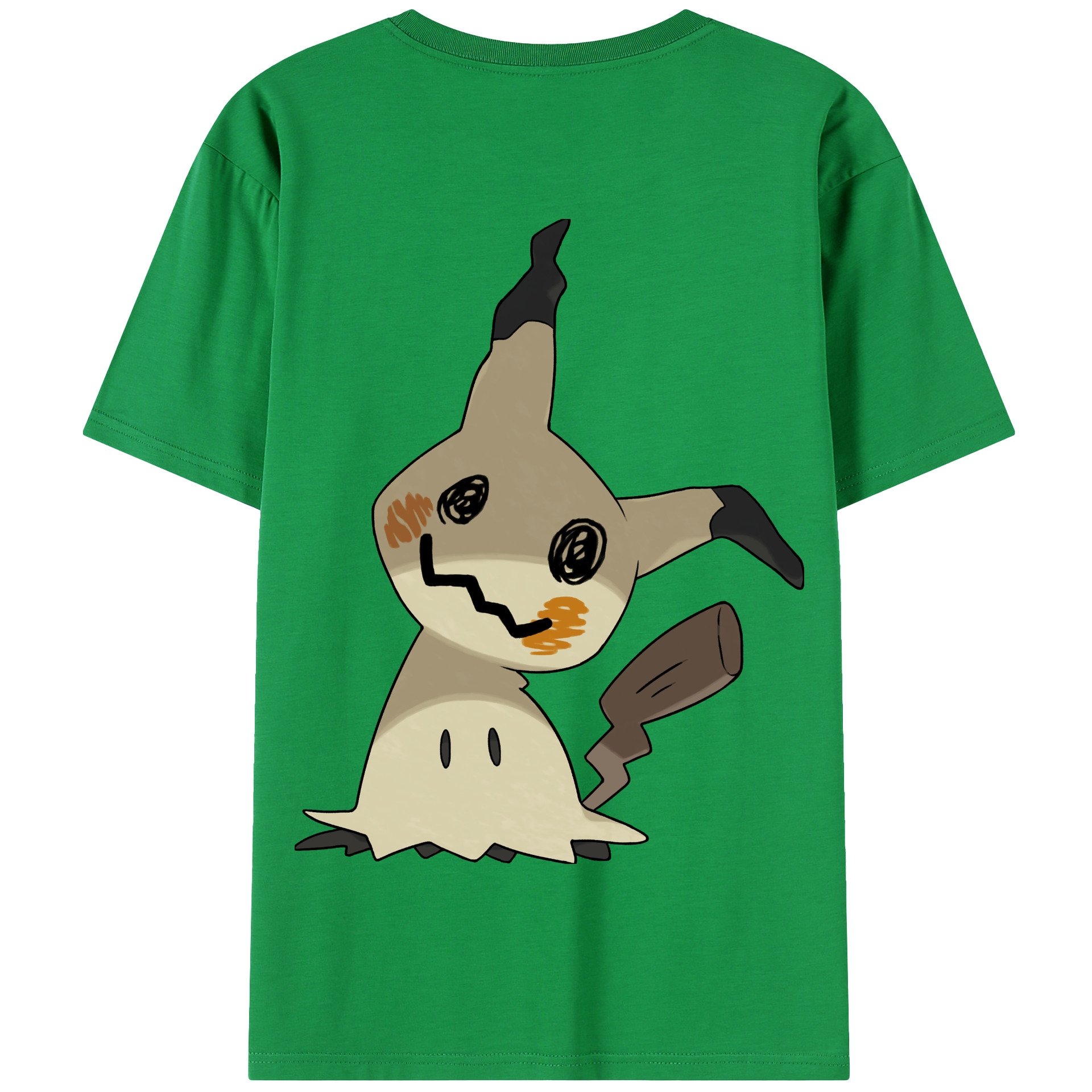（画像用） ポケットモンスター Pokémon 綿100％半袖Tシャツ（背面プリント）