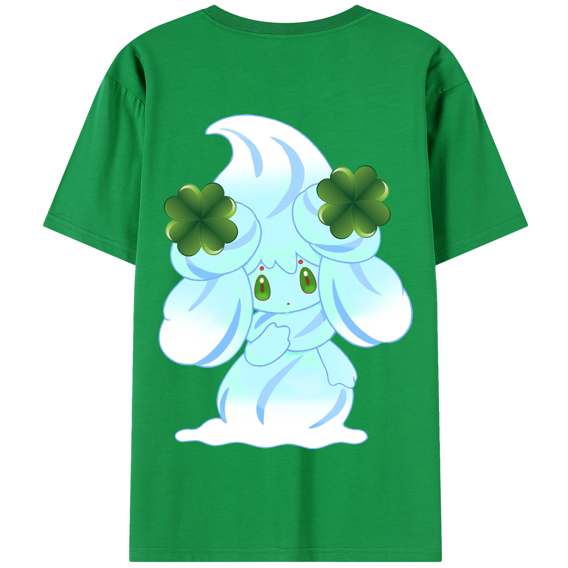 （画像用） ポケットモンスター Pokémon 綿100％半袖Tシャツ（背面プリント）