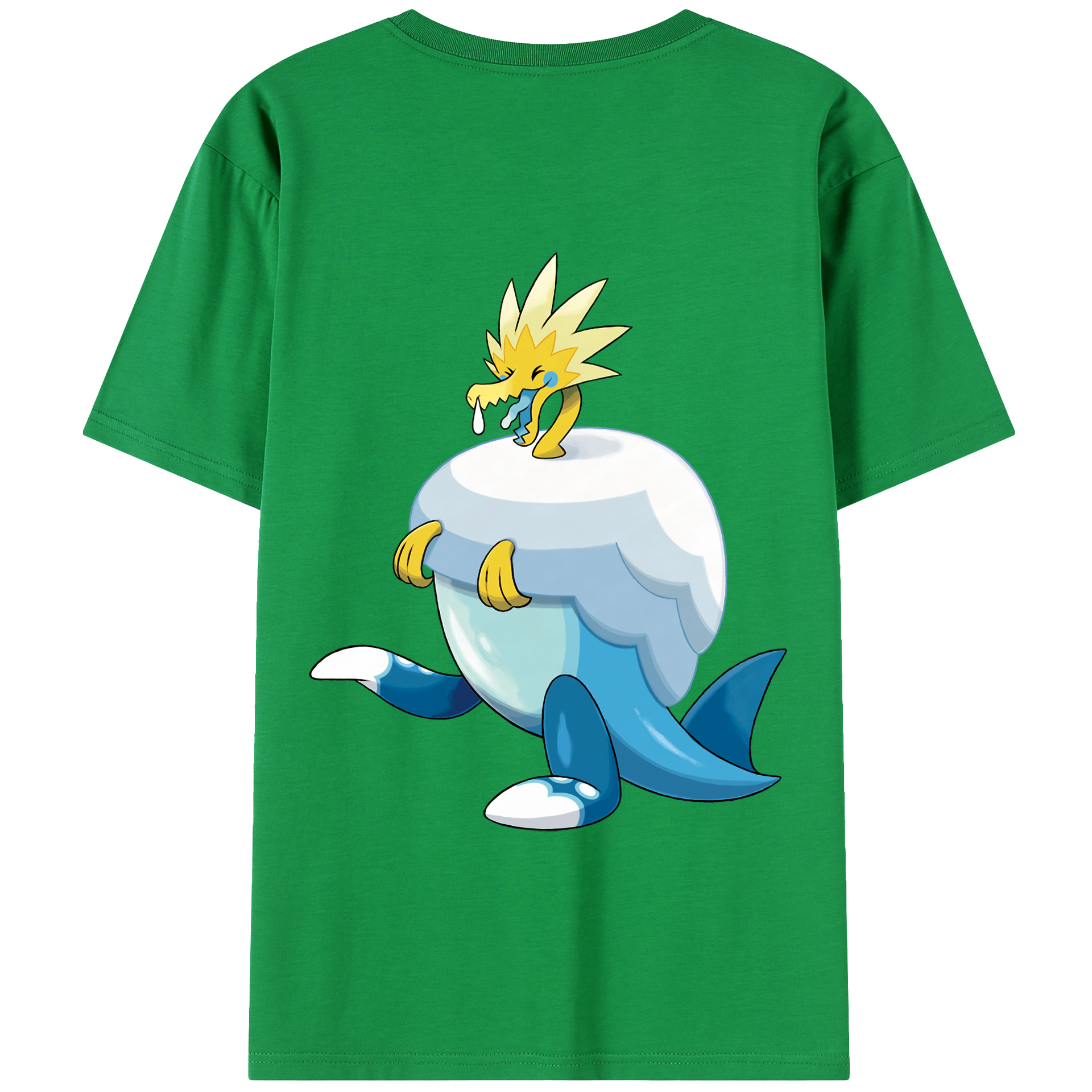 （画像用） ポケットモンスター Pokémon 綿100％半袖Tシャツ（背面プリント）