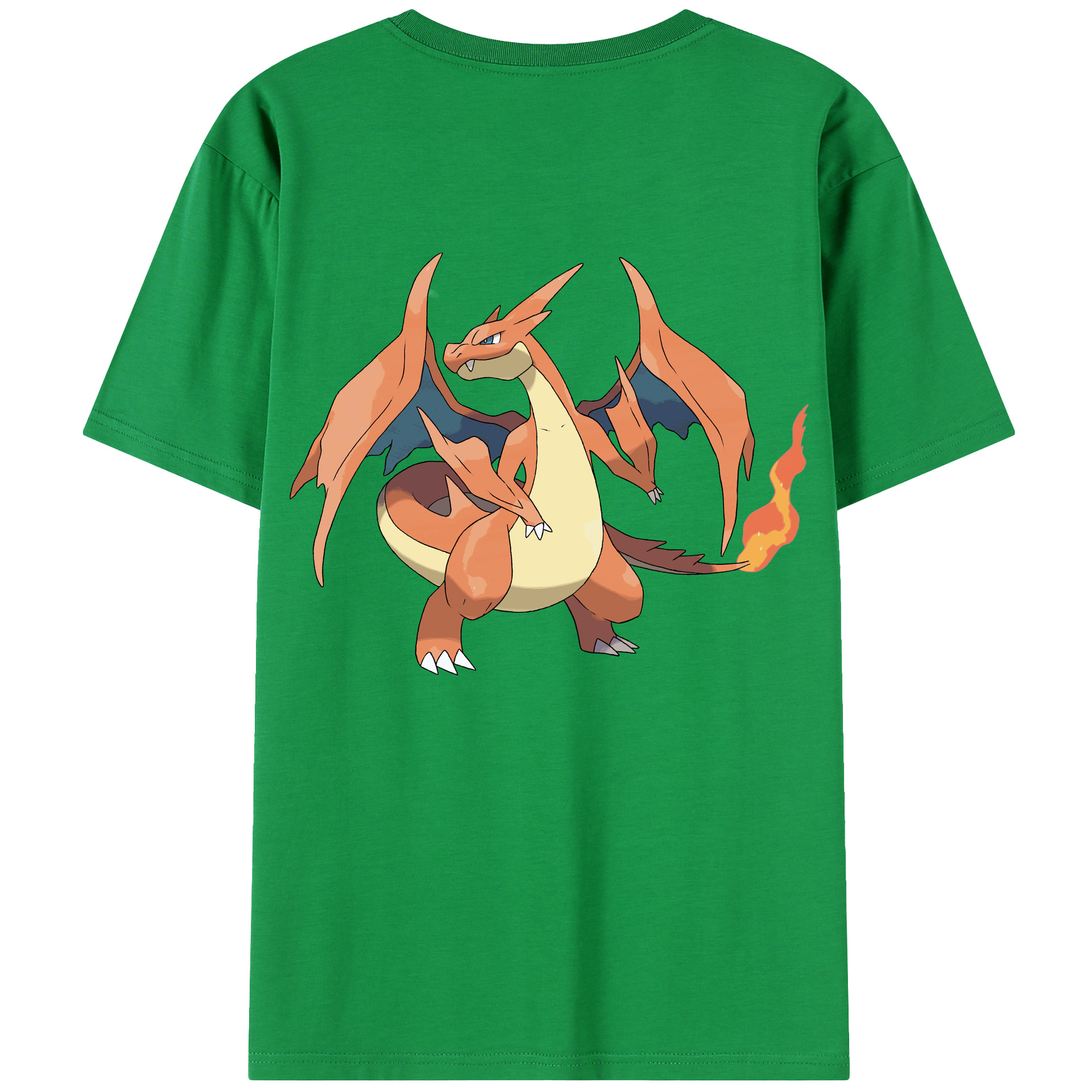 （画像用） ポケットモンスター Pokémon 綿100％半袖Tシャツ（背面プリント）