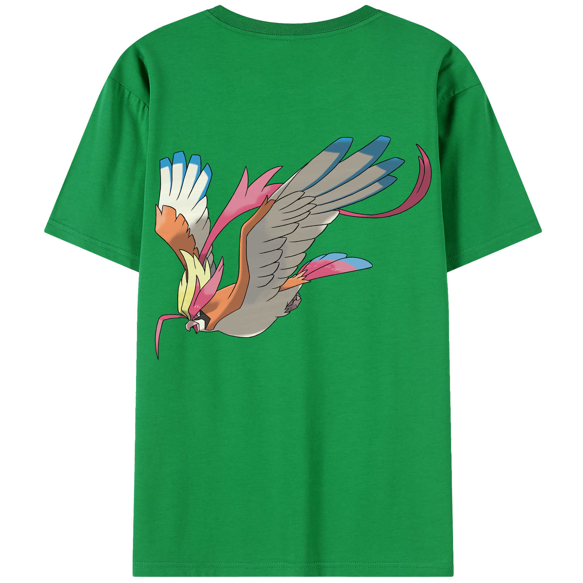 （画像用） ポケットモンスター Pokémon 綿100％半袖Tシャツ（背面プリント）