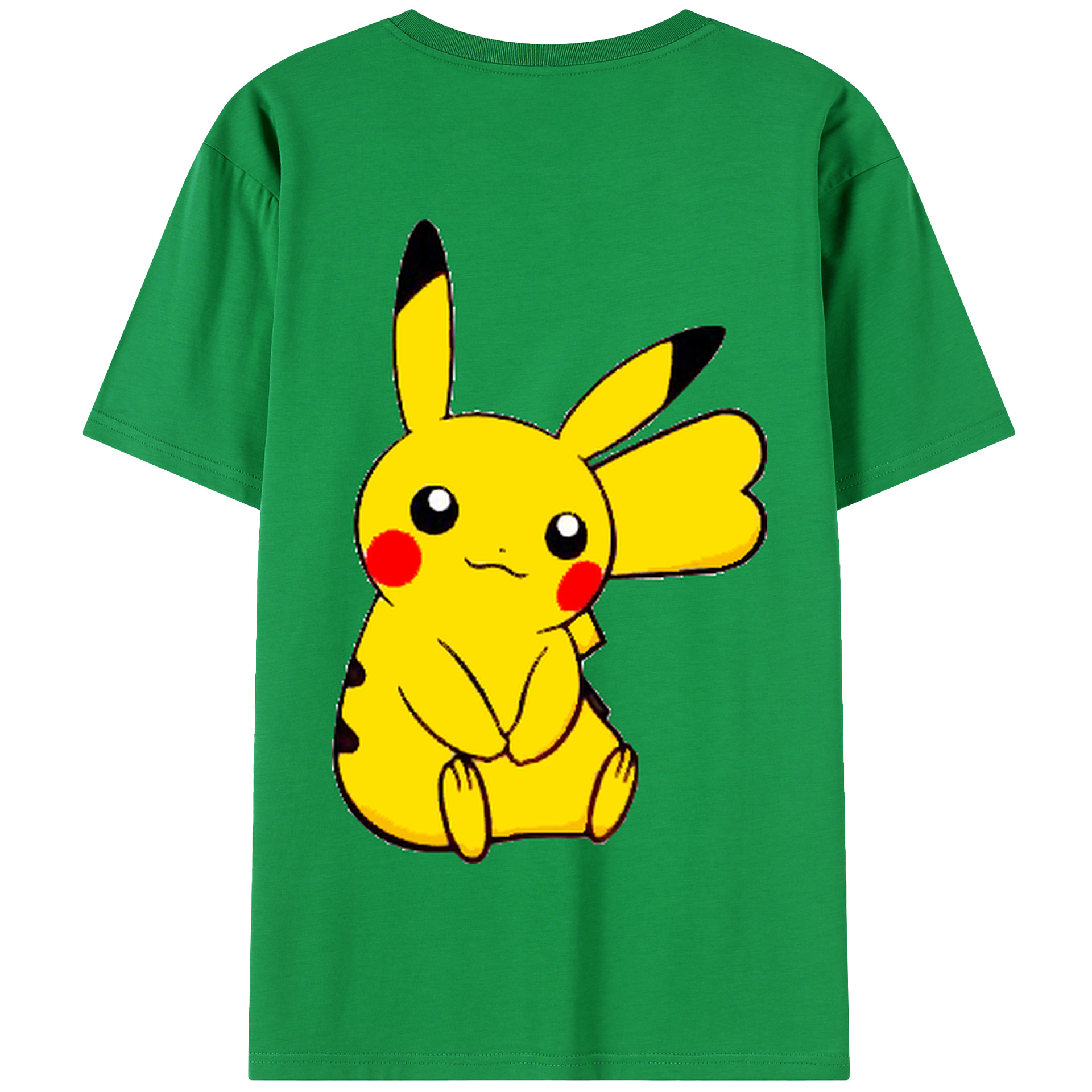 （画像用） ポケットモンスター Pokémon 綿100％半袖Tシャツ（背面プリント）