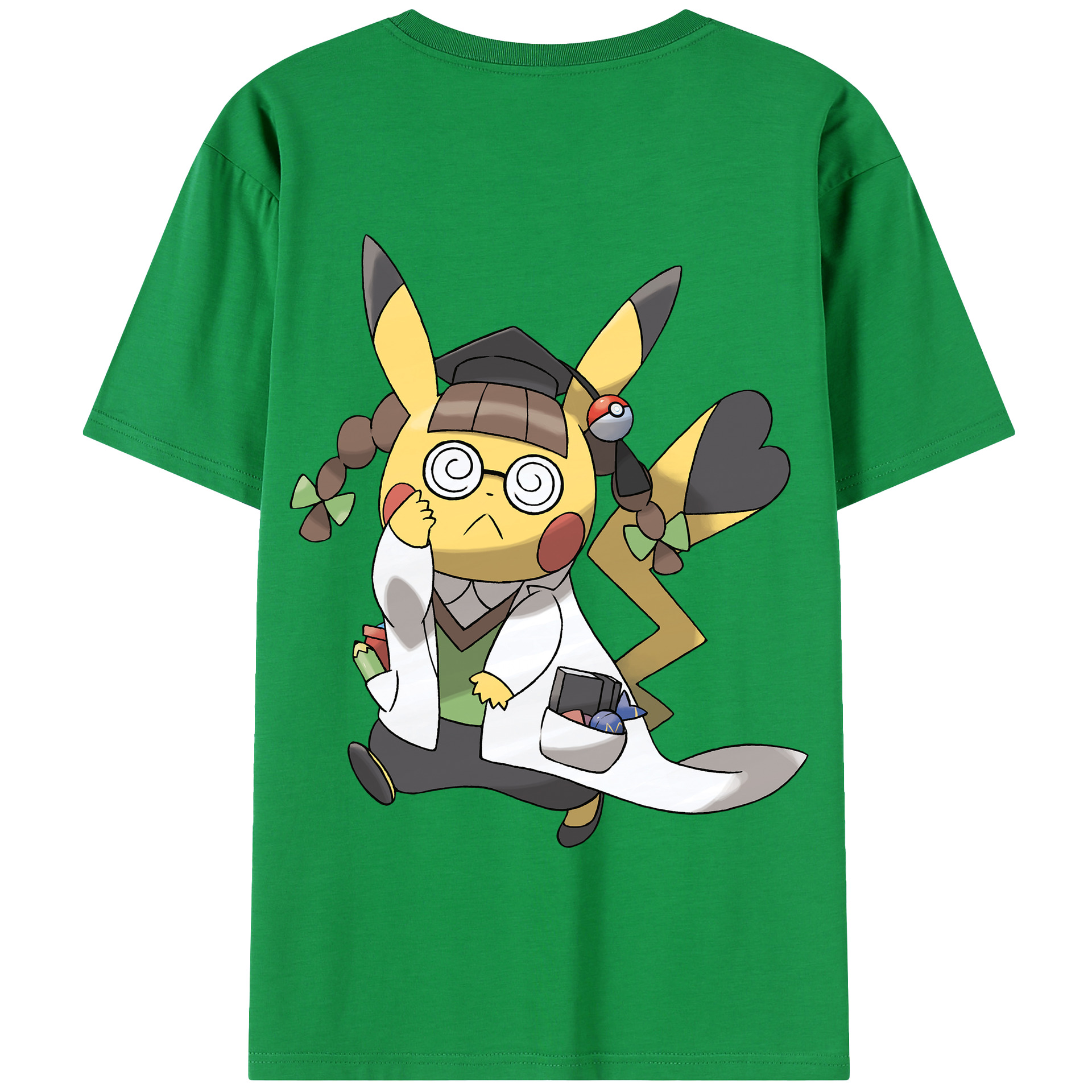 （画像用） ポケットモンスター Pokémon 綿100％半袖Tシャツ（背面プリント）