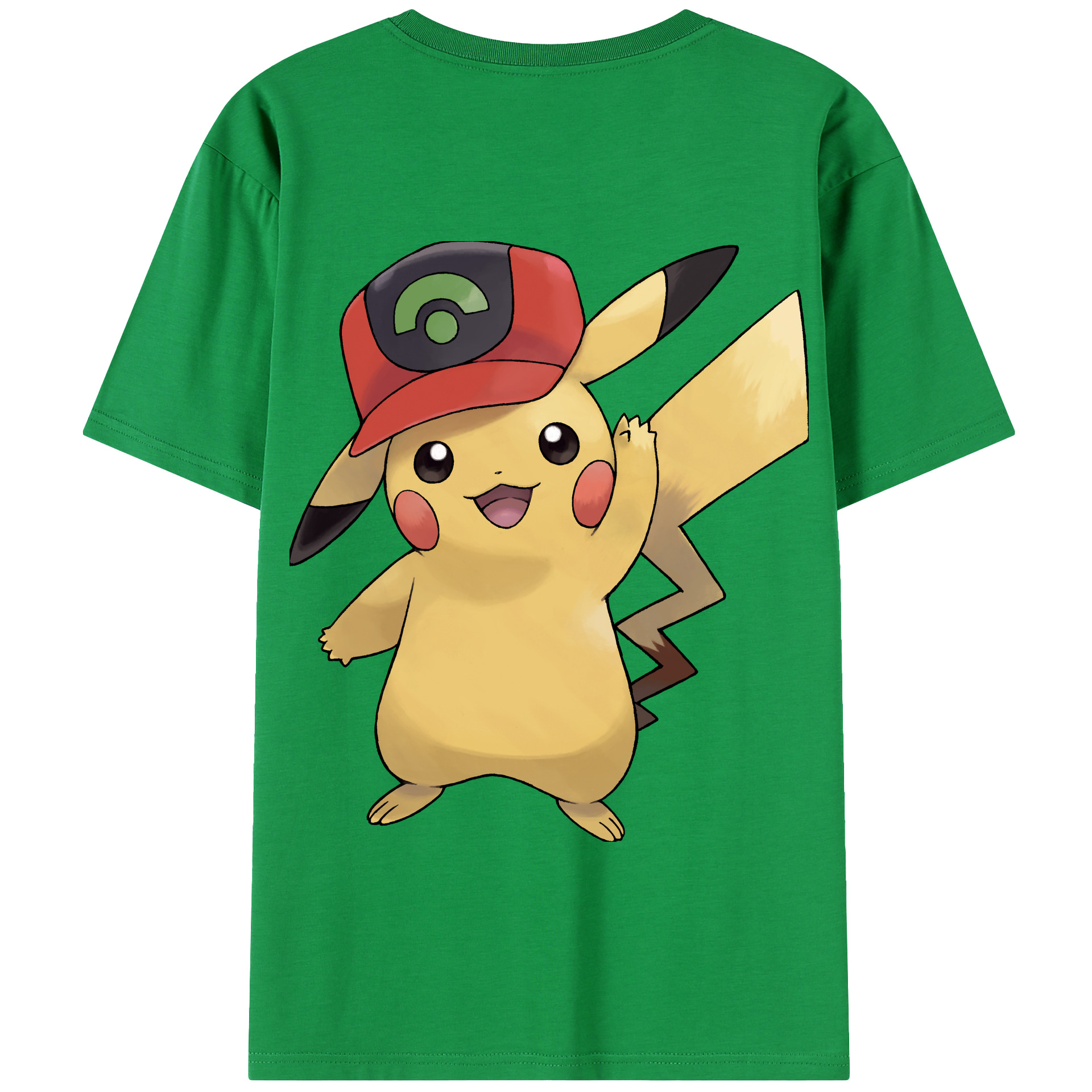 （画像用） ポケットモンスター Pokémon 綿100％半袖Tシャツ（背面プリント）