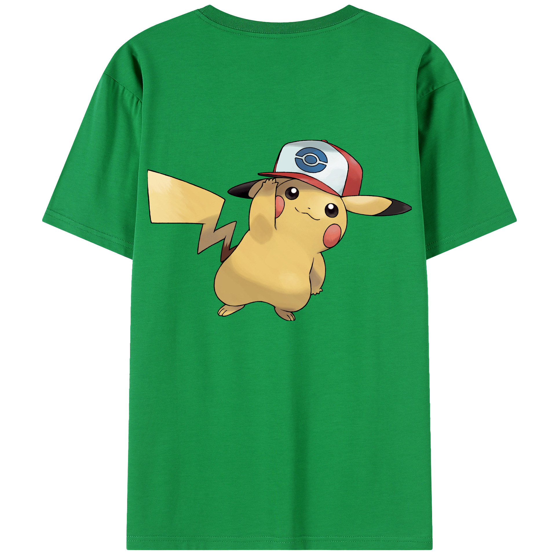 （画像用） ポケットモンスター Pokémon 綿100％半袖Tシャツ（背面プリント）