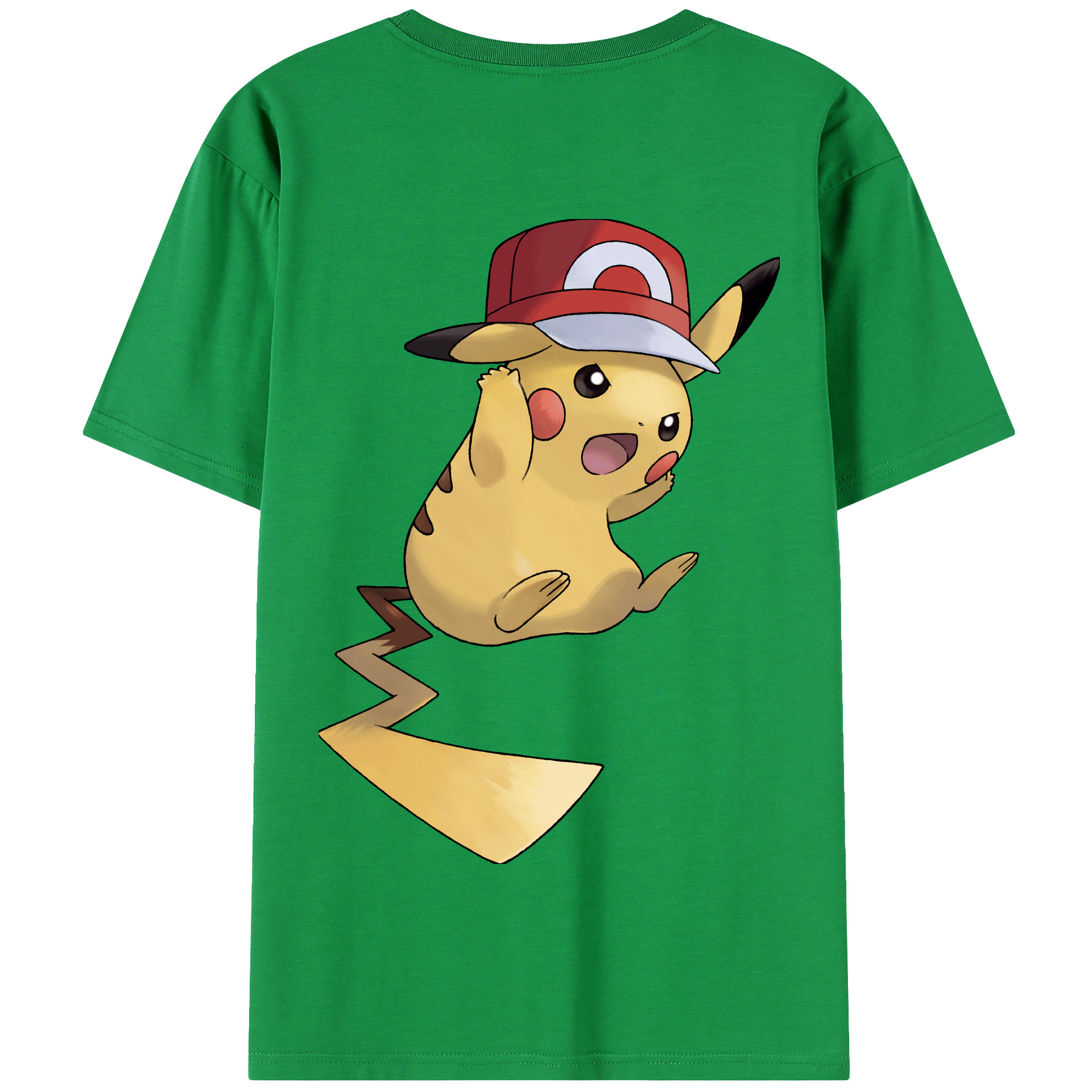 （画像用） ポケットモンスター Pokémon 綿100％半袖Tシャツ（背面プリント）