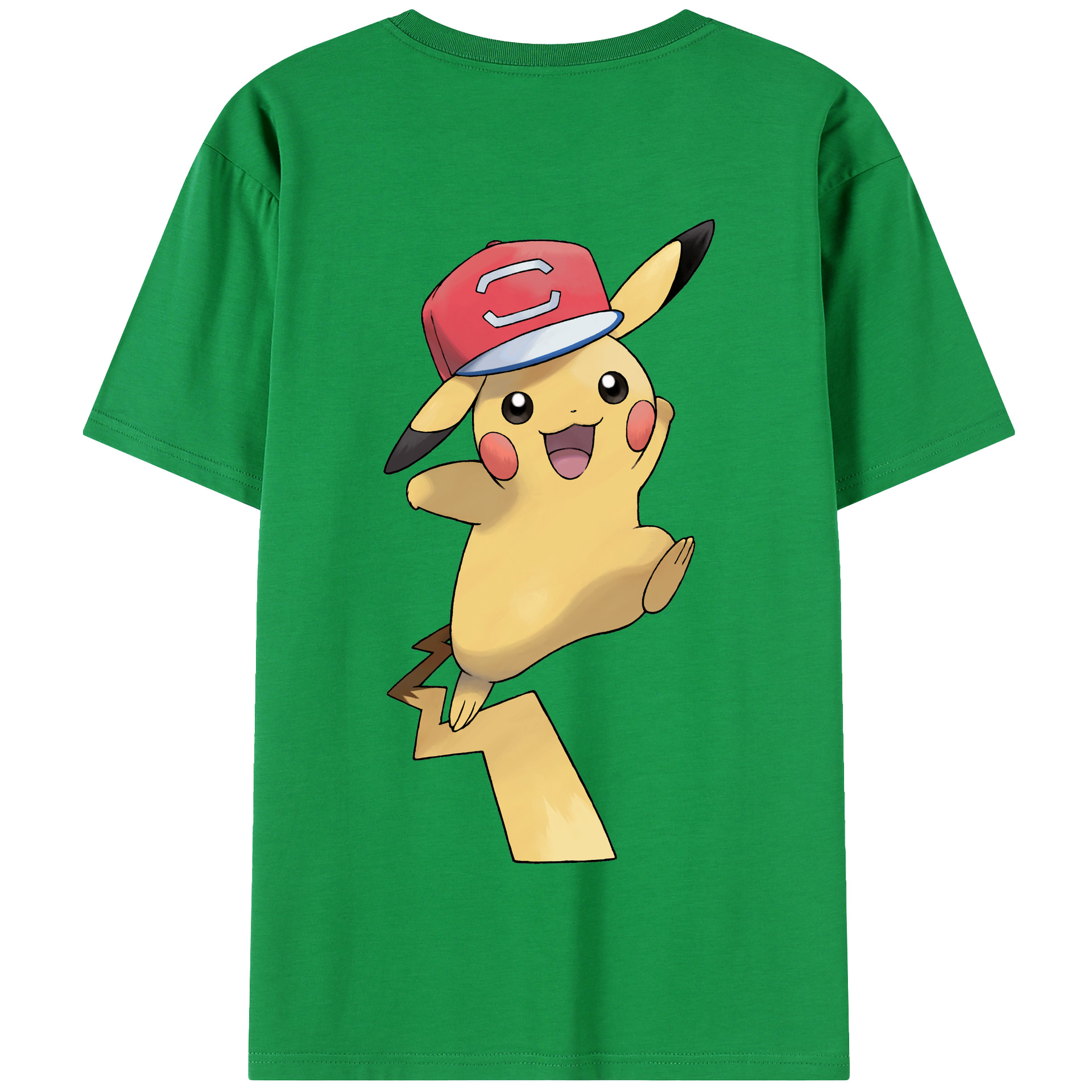 （画像用） ポケットモンスター Pokémon 綿100％半袖Tシャツ（背面プリント）
