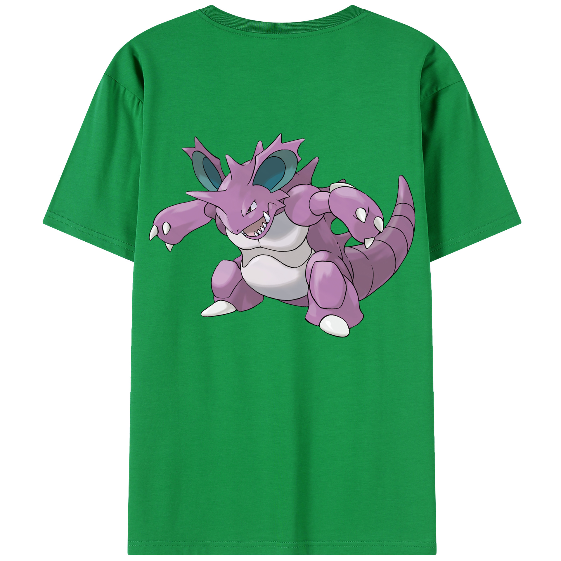 （画像用） ポケットモンスター Pokémon 綿100％半袖Tシャツ（背面プリント）