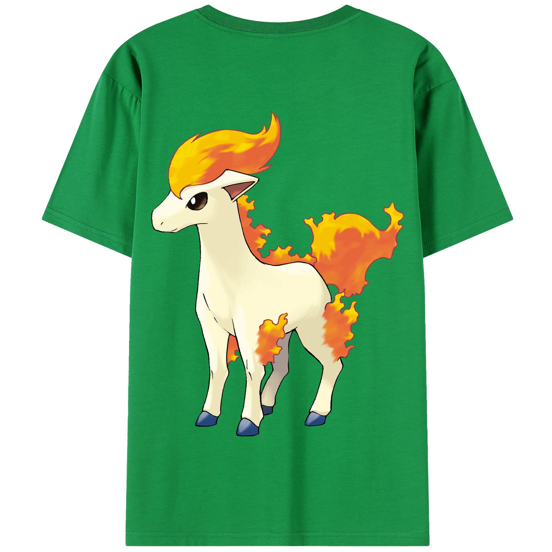 （画像用） ポケットモンスター Pokémon 綿100％半袖Tシャツ（背面プリント）