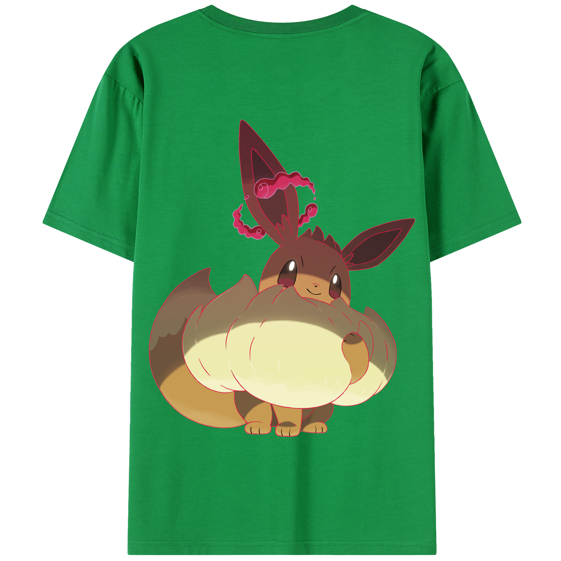 （画像用） ポケットモンスター Pokémon 綿100％半袖Tシャツ（背面プリント）