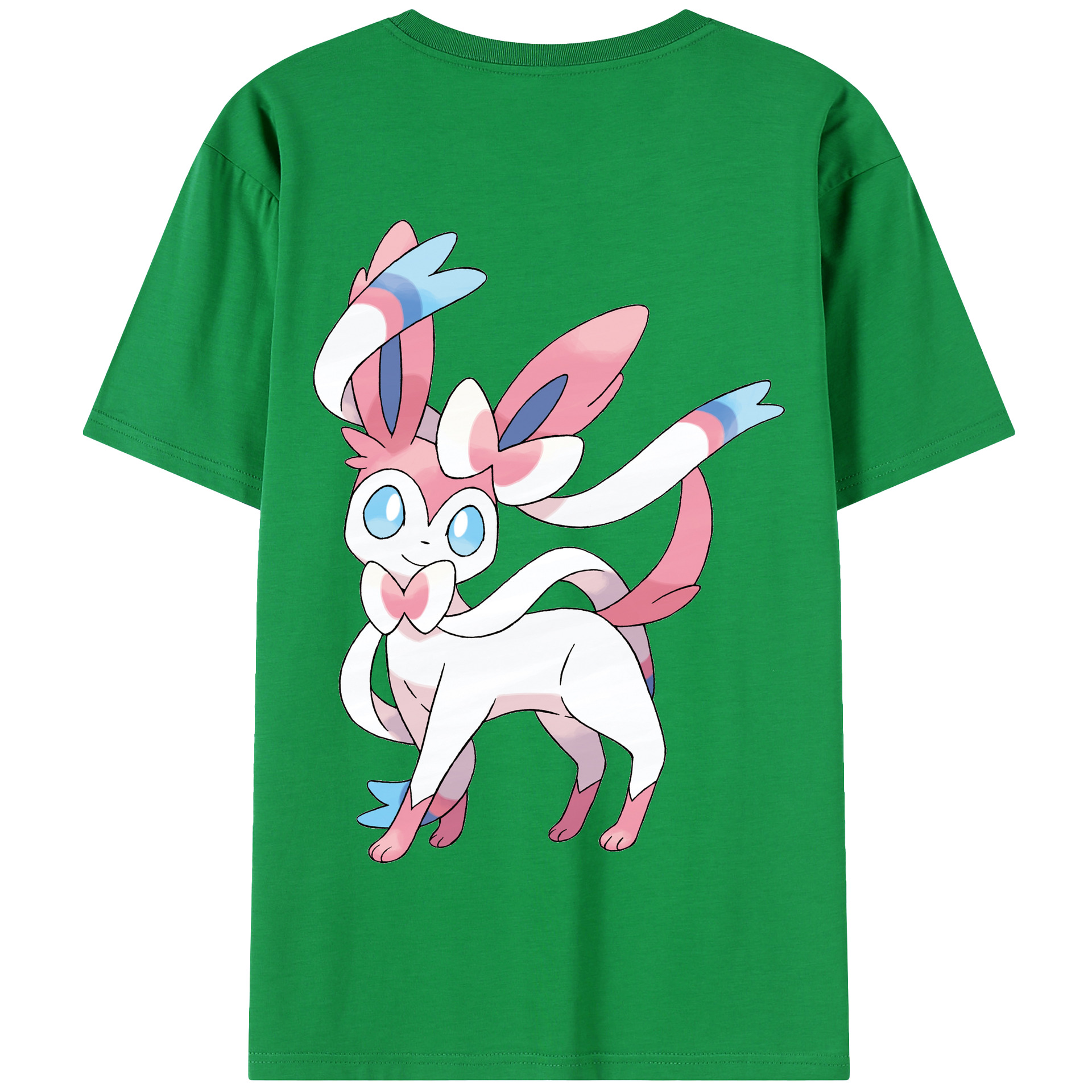 （画像用） ポケットモンスター Pokémon 綿100％半袖Tシャツ（背面プリント）