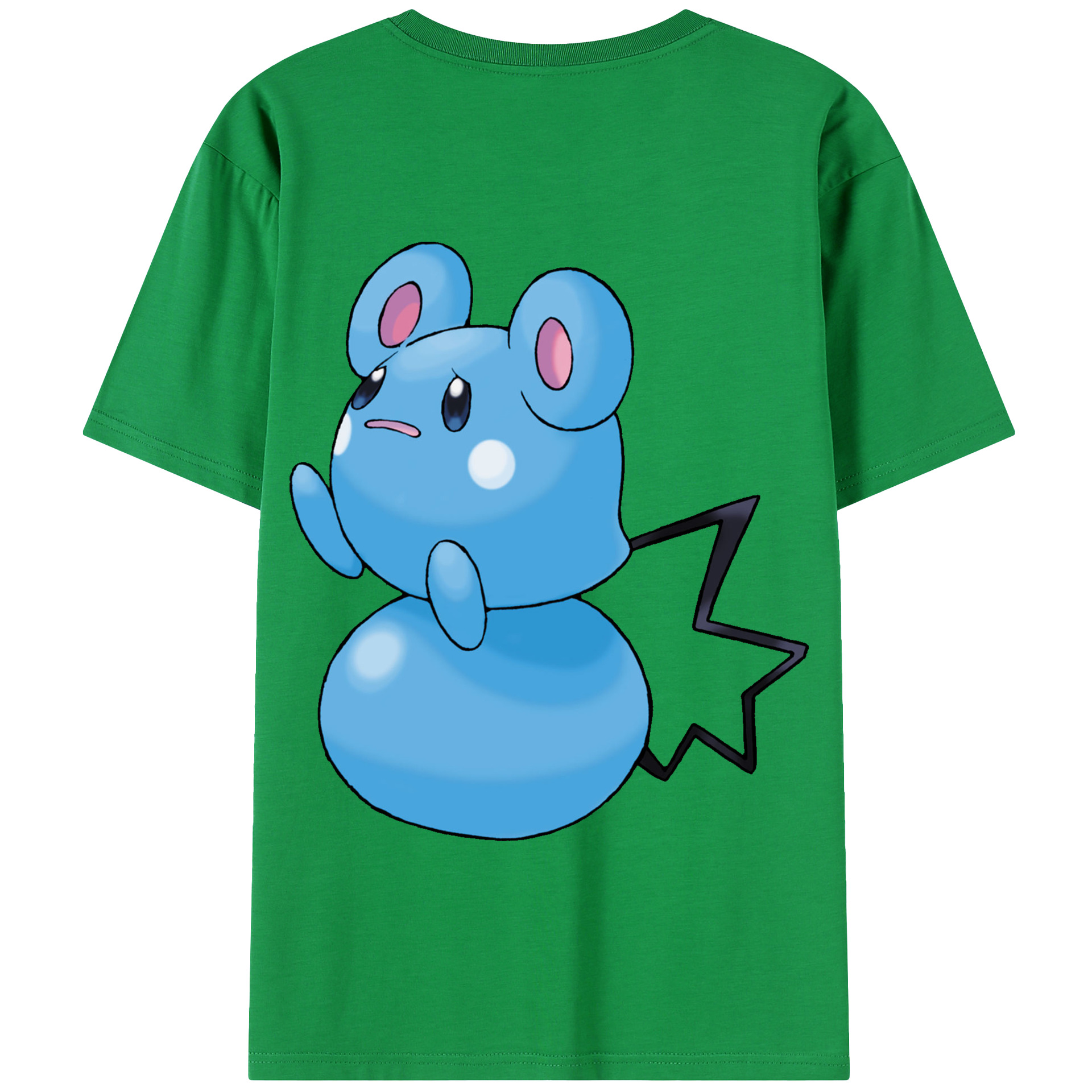 （画像用） ポケットモンスター Pokémon 綿100％半袖Tシャツ（背面プリント）