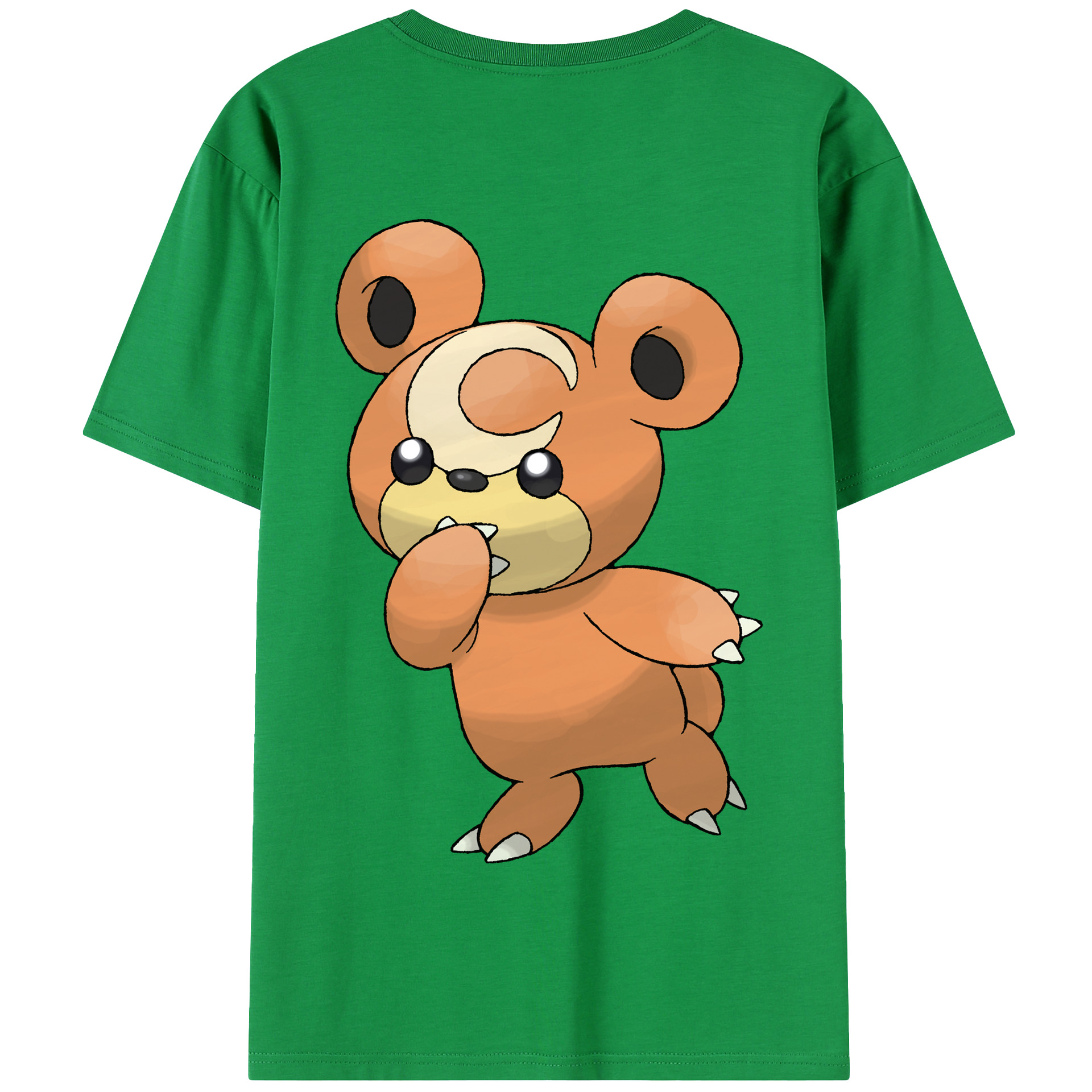 （画像用） ポケットモンスター Pokémon 綿100％半袖Tシャツ（背面プリント）