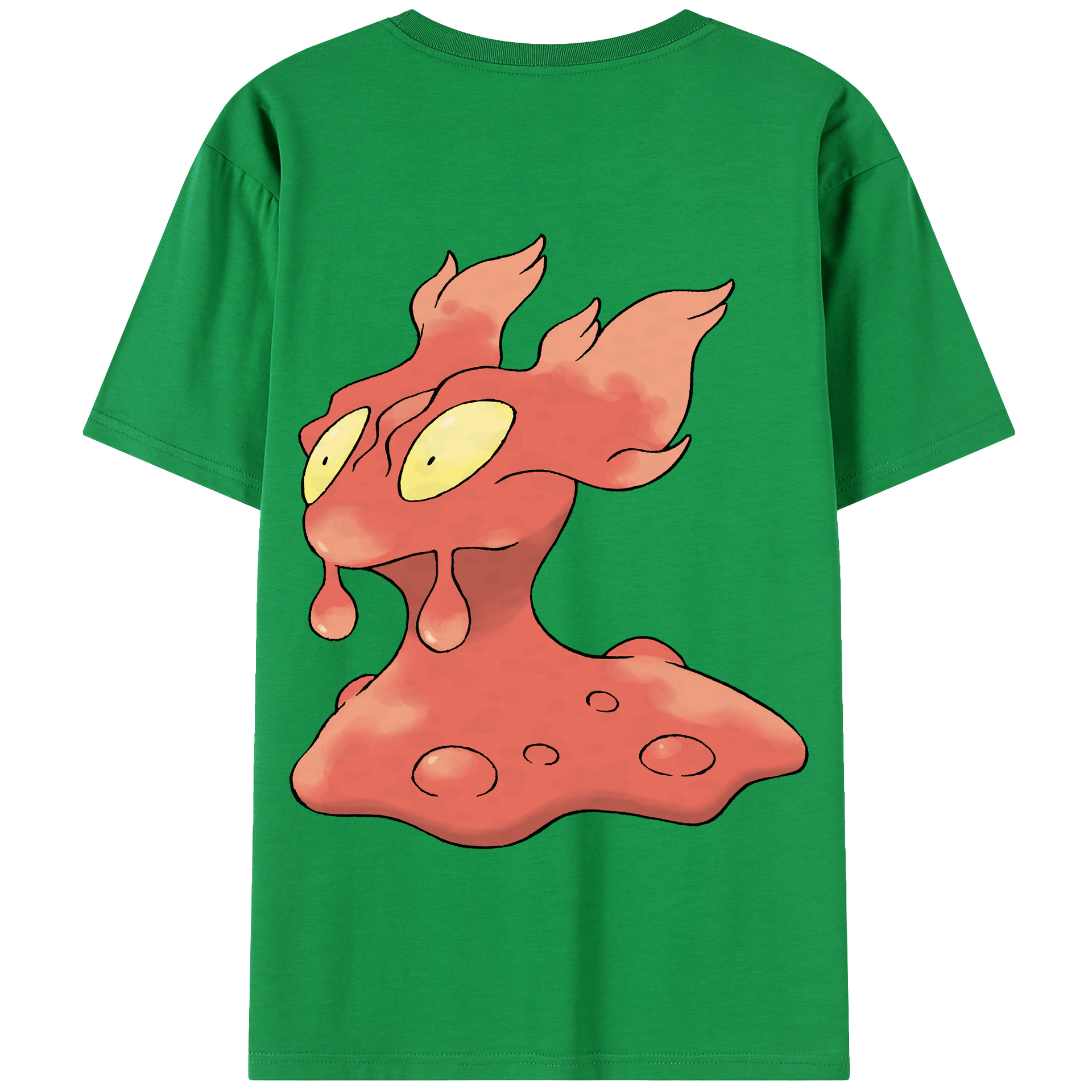 （画像用） ポケットモンスター Pokémon 綿100％半袖Tシャツ（背面プリント）