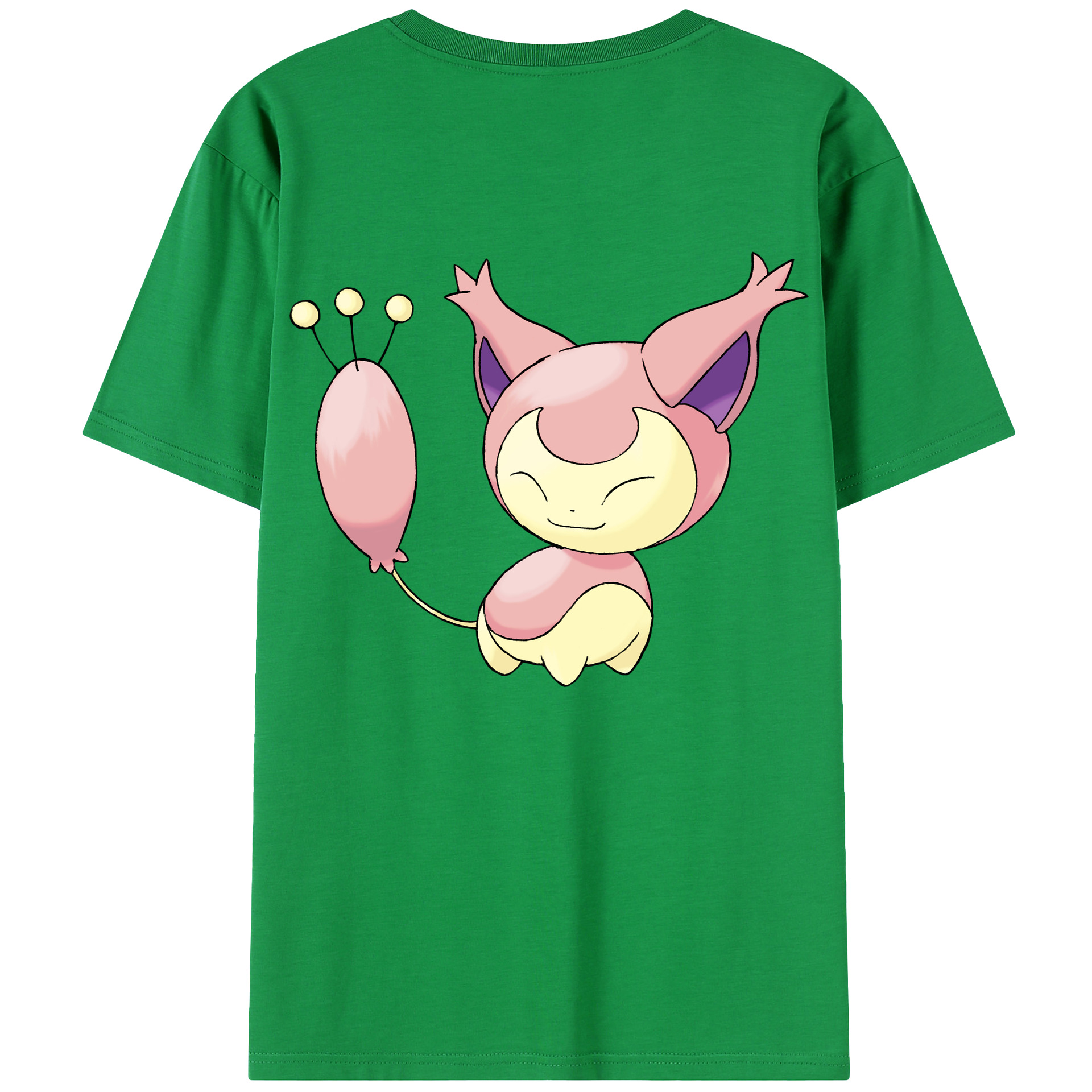 （画像用） ポケットモンスター Pokémon 綿100％半袖Tシャツ（背面プリント）
