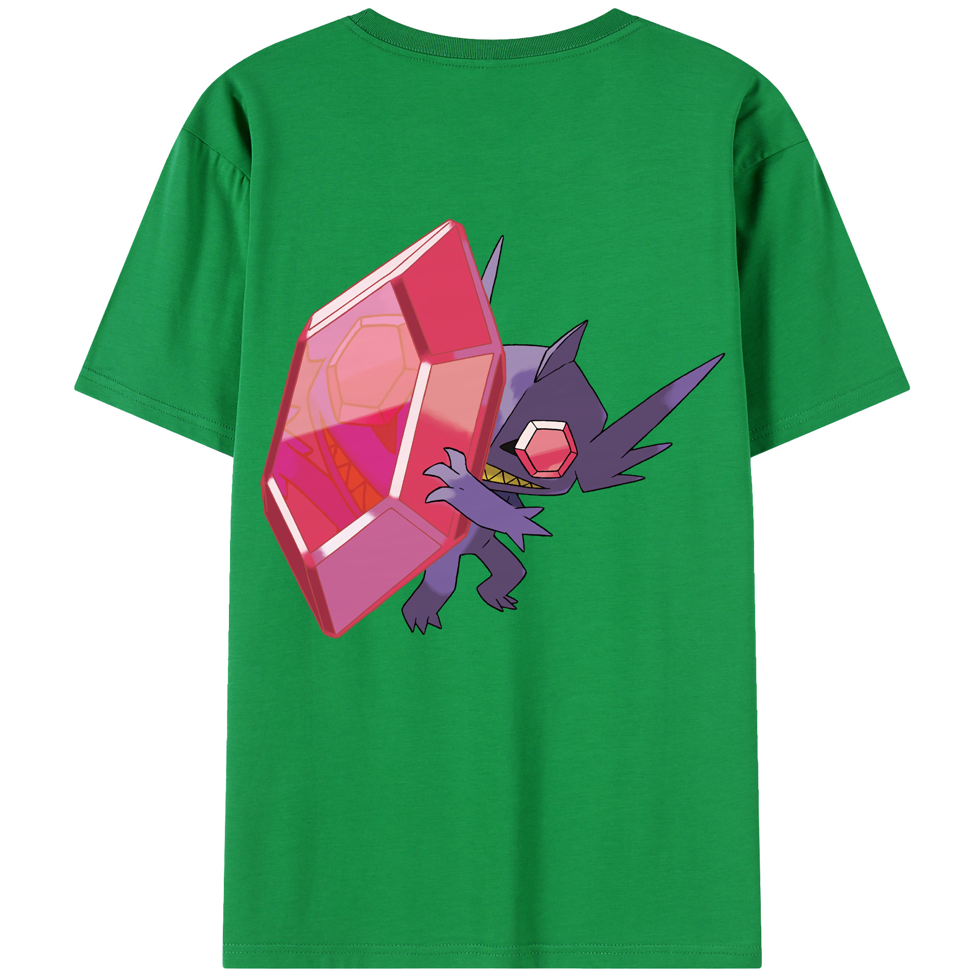 （画像用） ポケットモンスター Pokémon 綿100％半袖Tシャツ（背面プリント）