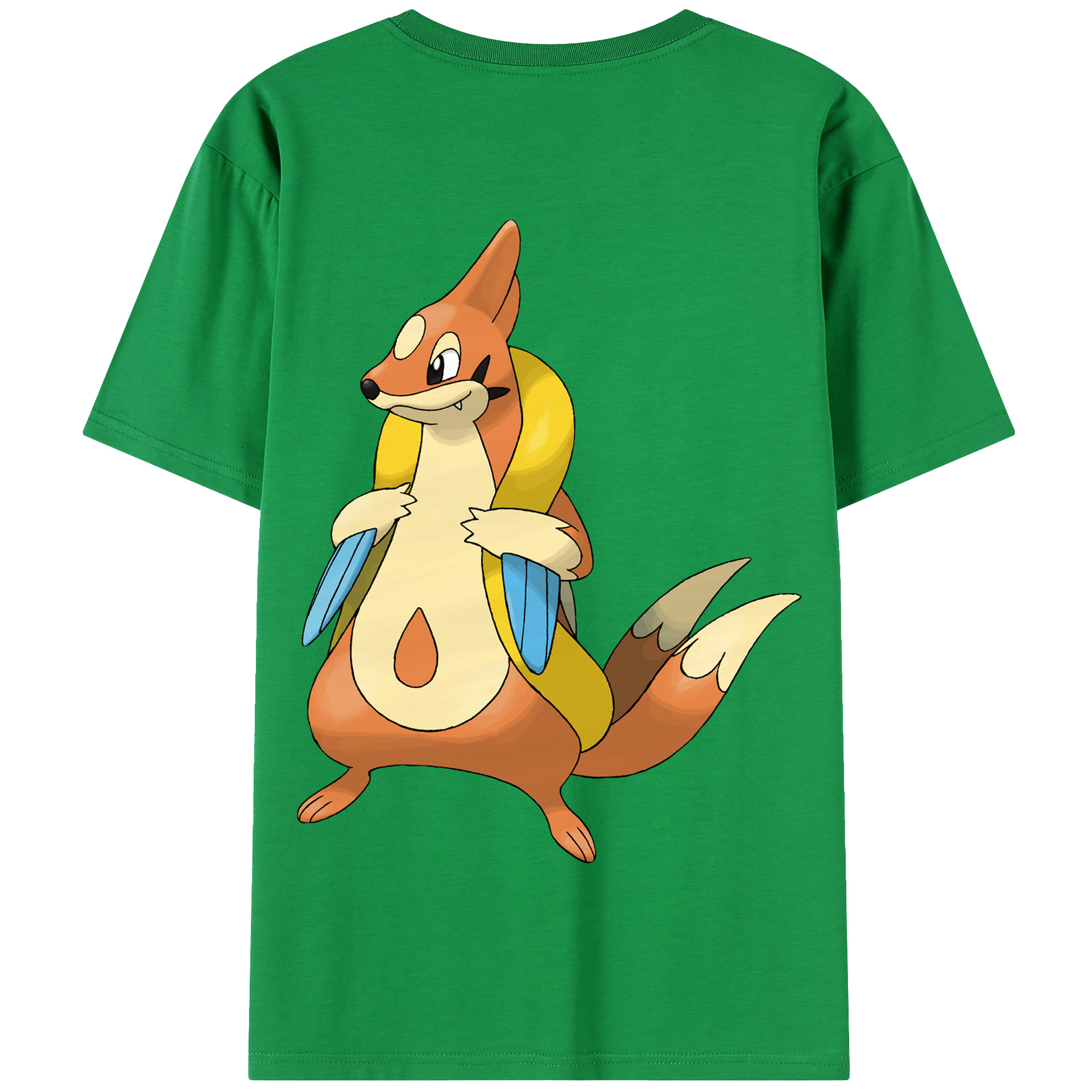 （画像用） ポケットモンスター Pokémon 綿100％半袖Tシャツ（背面プリント）