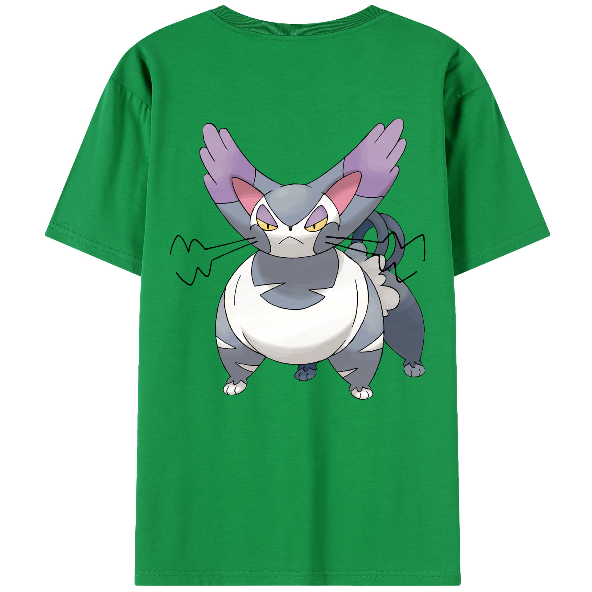 （画像用） ポケットモンスター Pokémon 綿100％半袖Tシャツ（背面プリント）