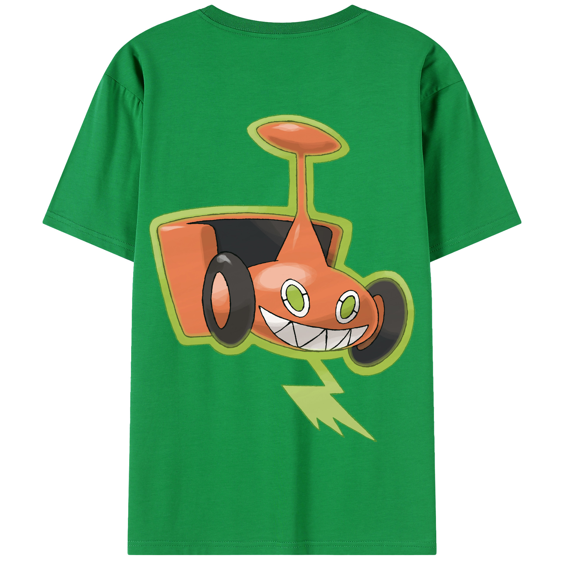 （画像用） ポケットモンスター Pokémon 綿100％半袖Tシャツ（背面プリント）