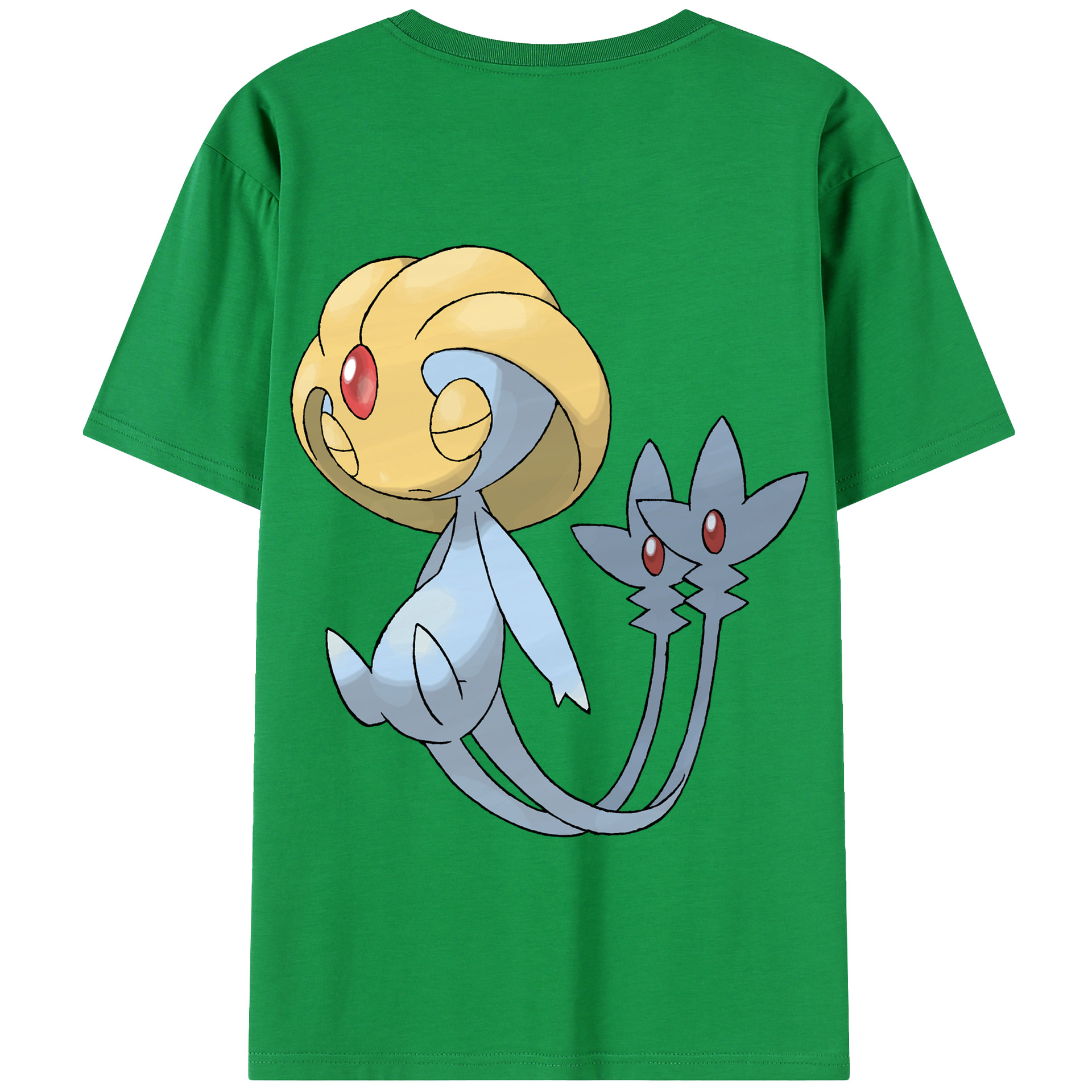 （画像用） ポケットモンスター Pokémon 綿100％半袖Tシャツ（背面プリント）