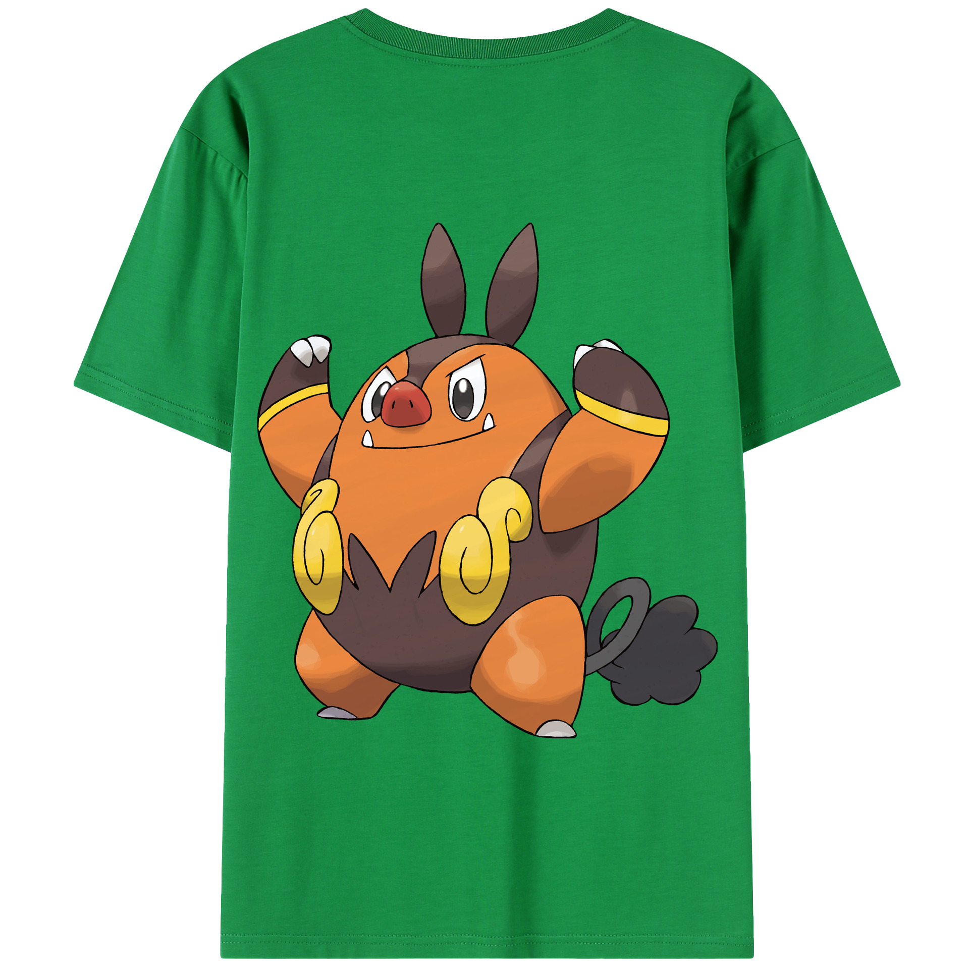 （画像用） ポケットモンスター Pokémon 綿100％半袖Tシャツ（背面プリント）