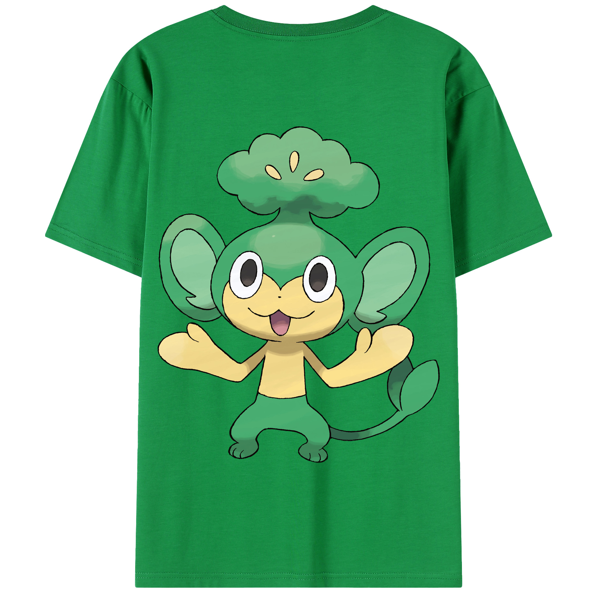 （画像用） ポケットモンスター Pokémon 綿100％半袖Tシャツ（背面プリント）