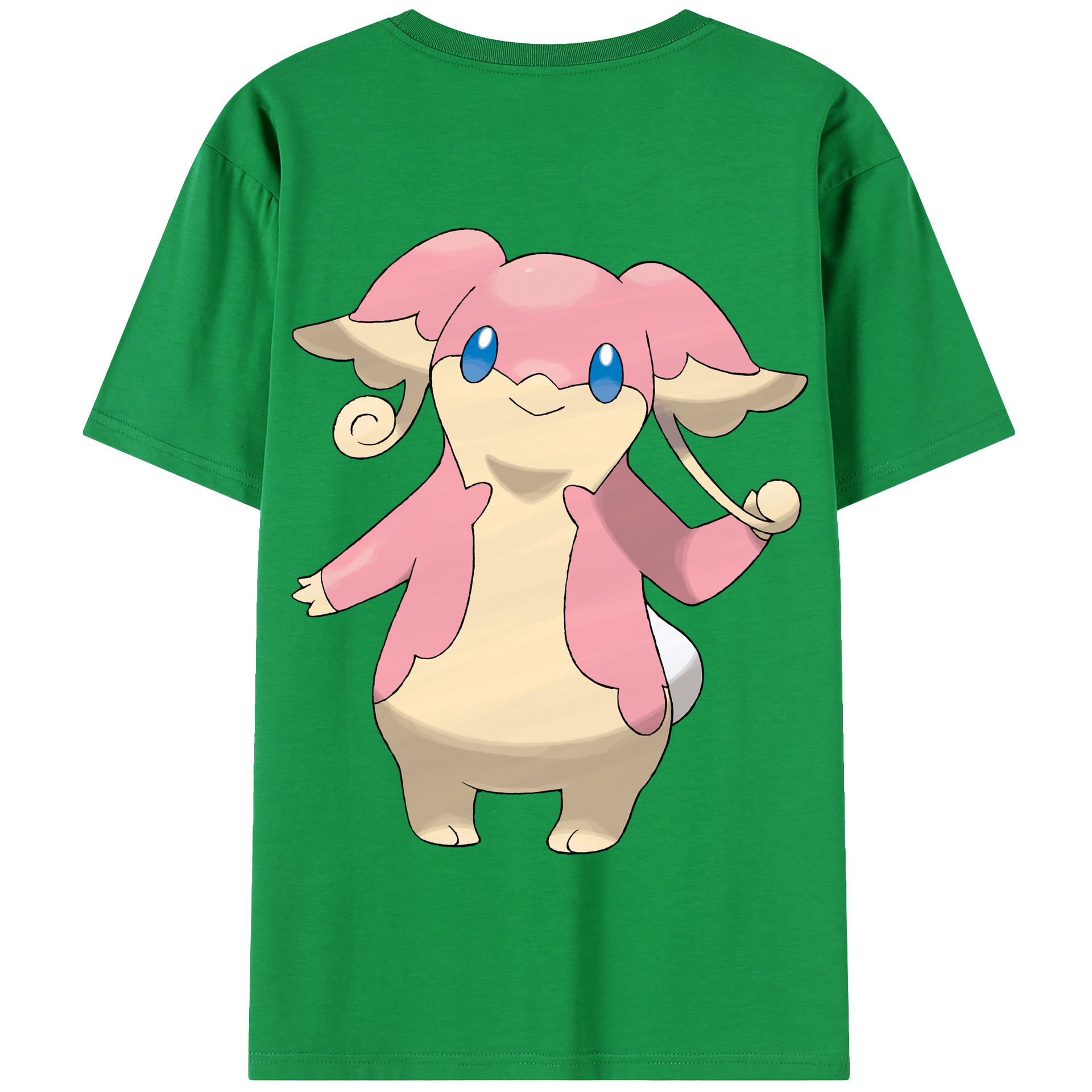 （画像用） ポケットモンスター Pokémon 綿100％半袖Tシャツ（背面プリント）