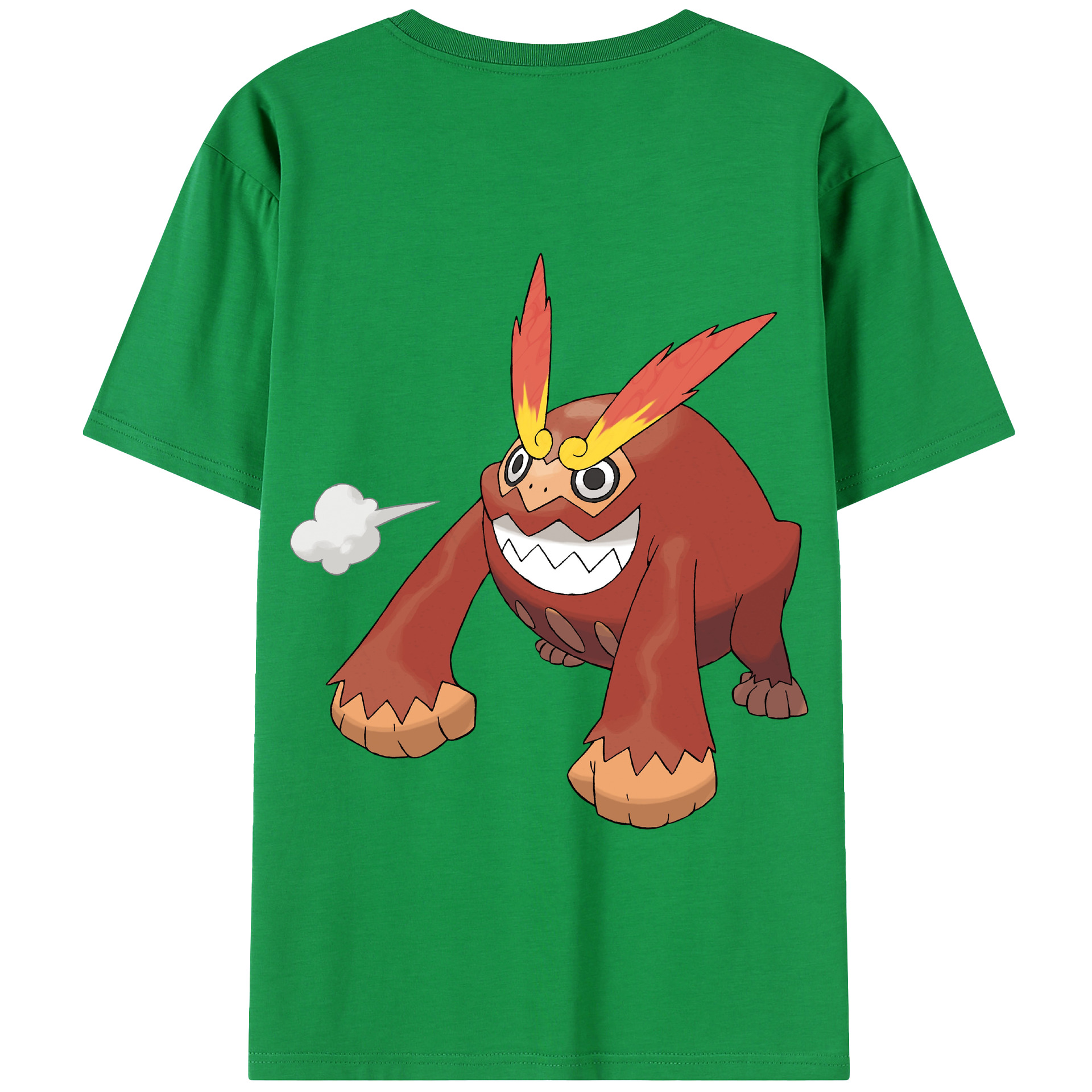 （画像用） ポケットモンスター Pokémon 綿100％半袖Tシャツ（背面プリント）