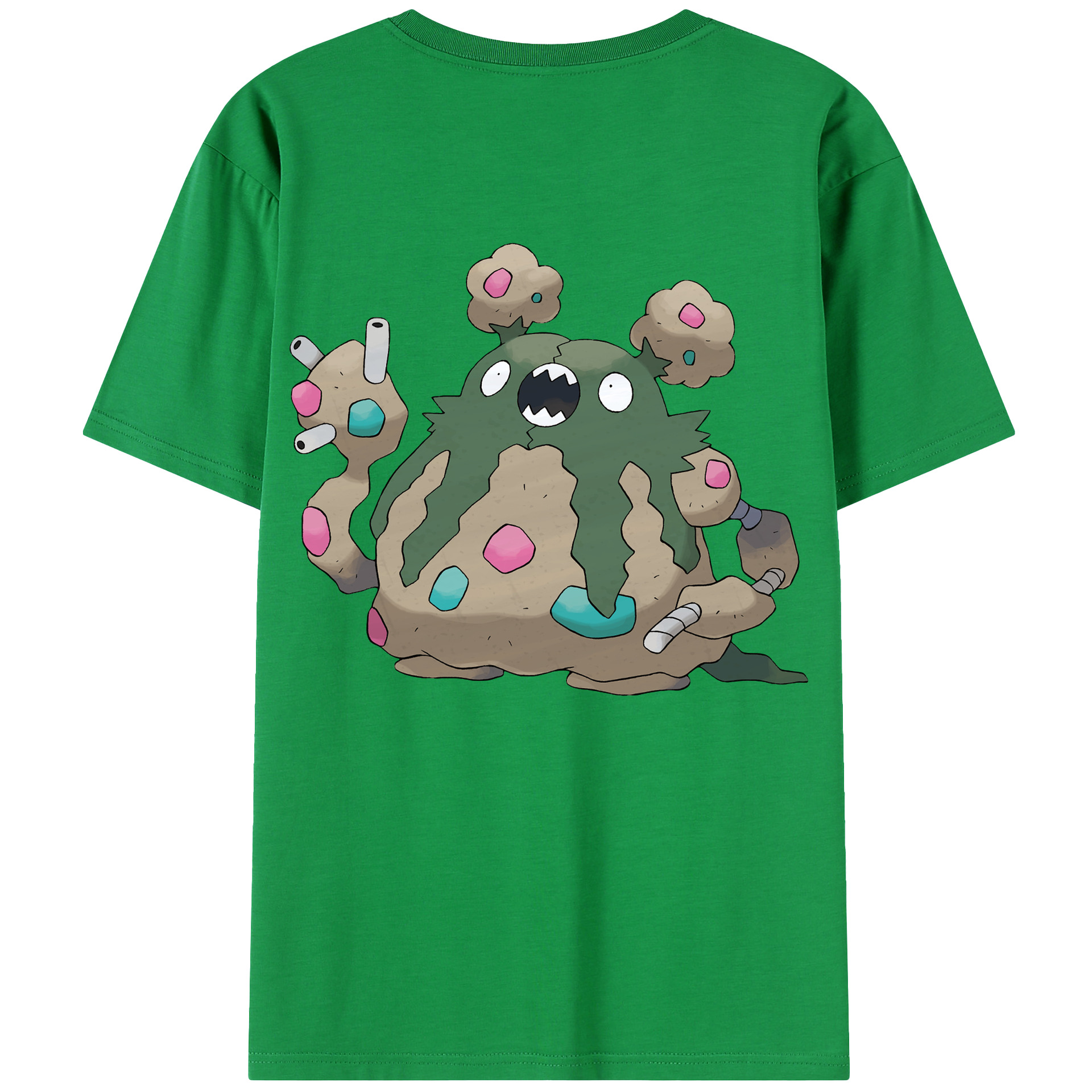 （画像用） ポケットモンスター Pokémon 綿100％半袖Tシャツ（背面プリント）