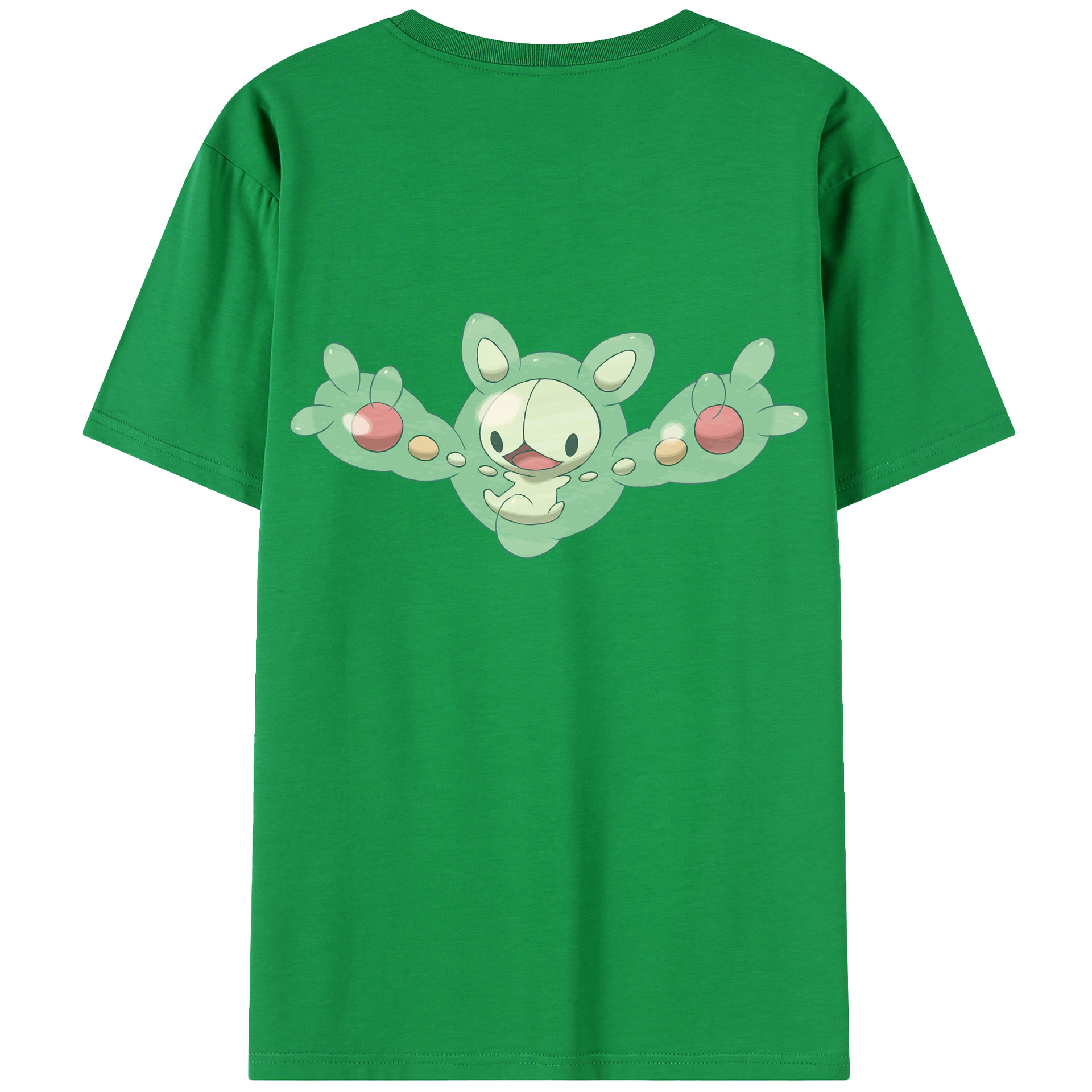 （画像用） ポケットモンスター Pokémon 綿100％半袖Tシャツ（背面プリント）