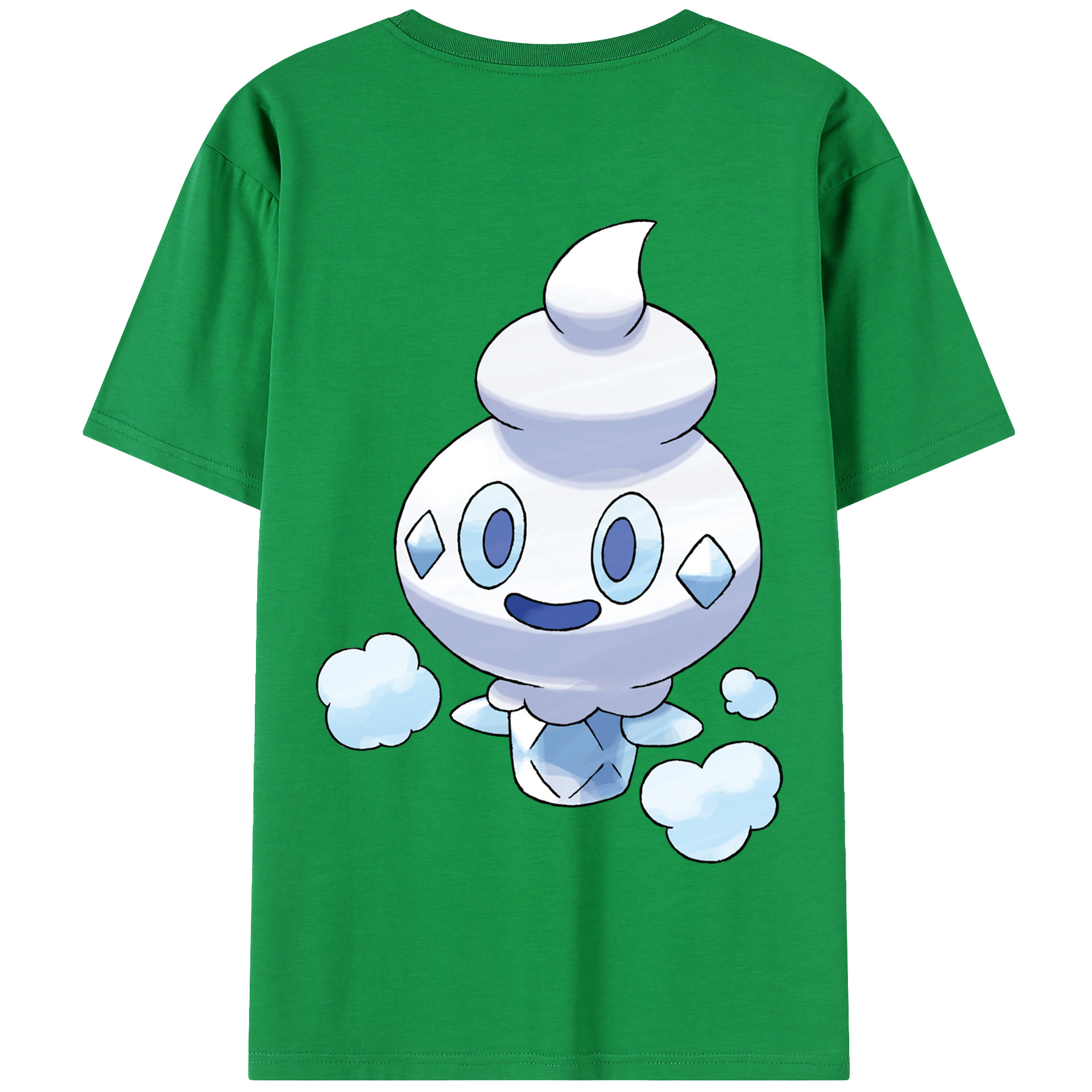 （画像用） ポケットモンスター Pokémon 綿100％半袖Tシャツ（背面プリント）