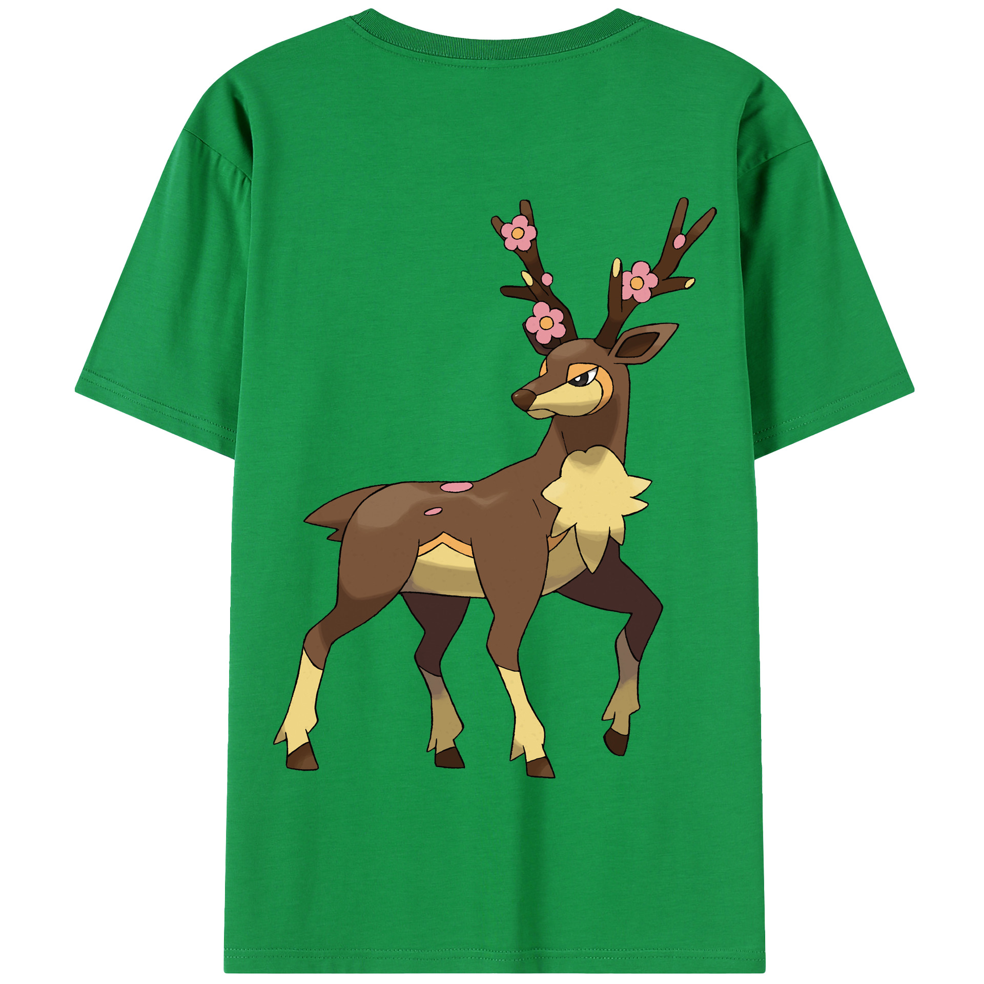 （画像用） ポケットモンスター Pokémon 綿100％半袖Tシャツ（背面プリント）