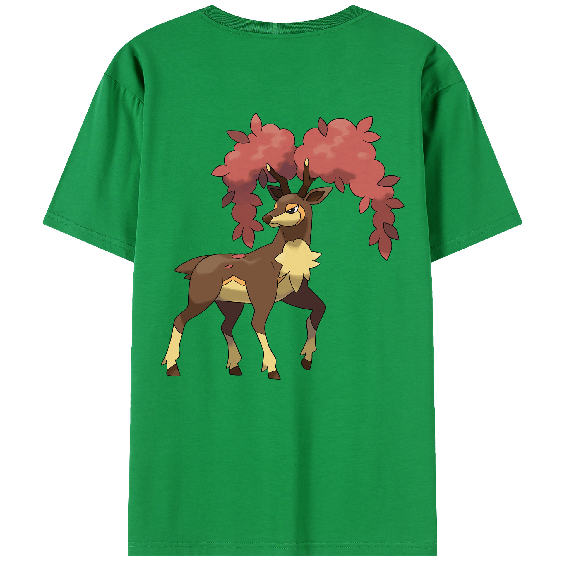 （画像用） ポケットモンスター Pokémon 綿100％半袖Tシャツ（背面プリント）