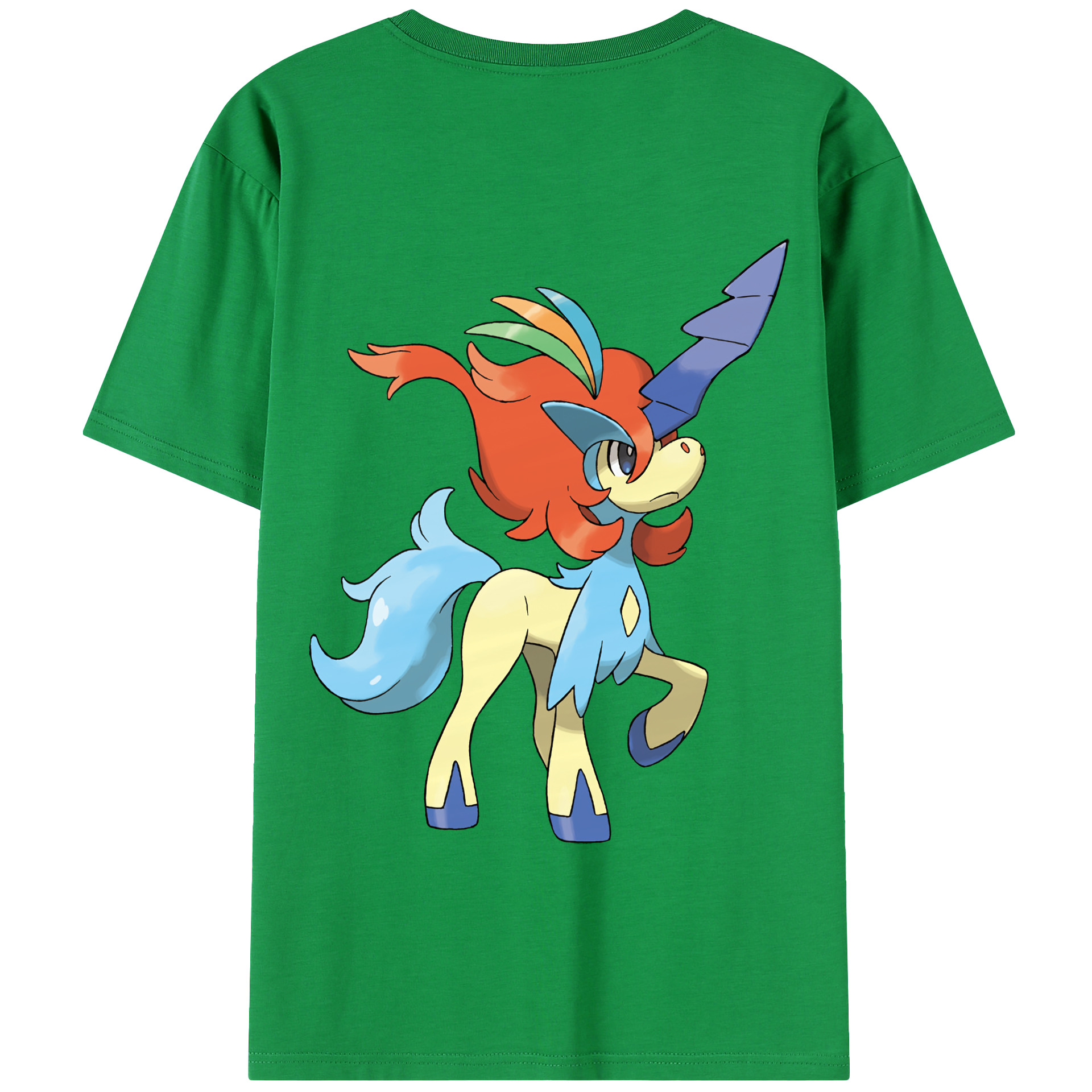 （画像用） ポケットモンスター Pokémon 綿100％半袖Tシャツ（背面プリント）