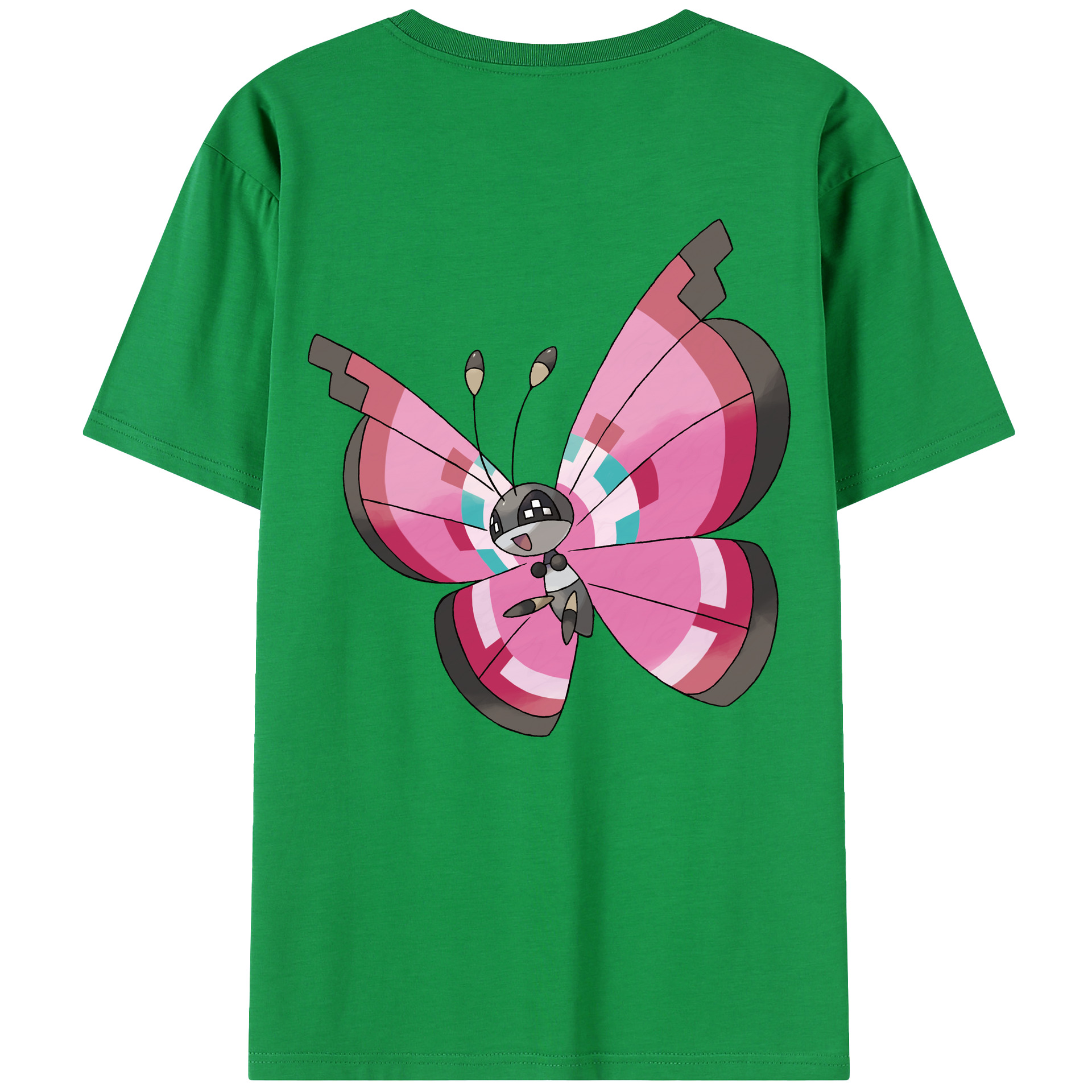 （画像用） ポケットモンスター Pokémon 綿100％半袖Tシャツ（背面プリント）