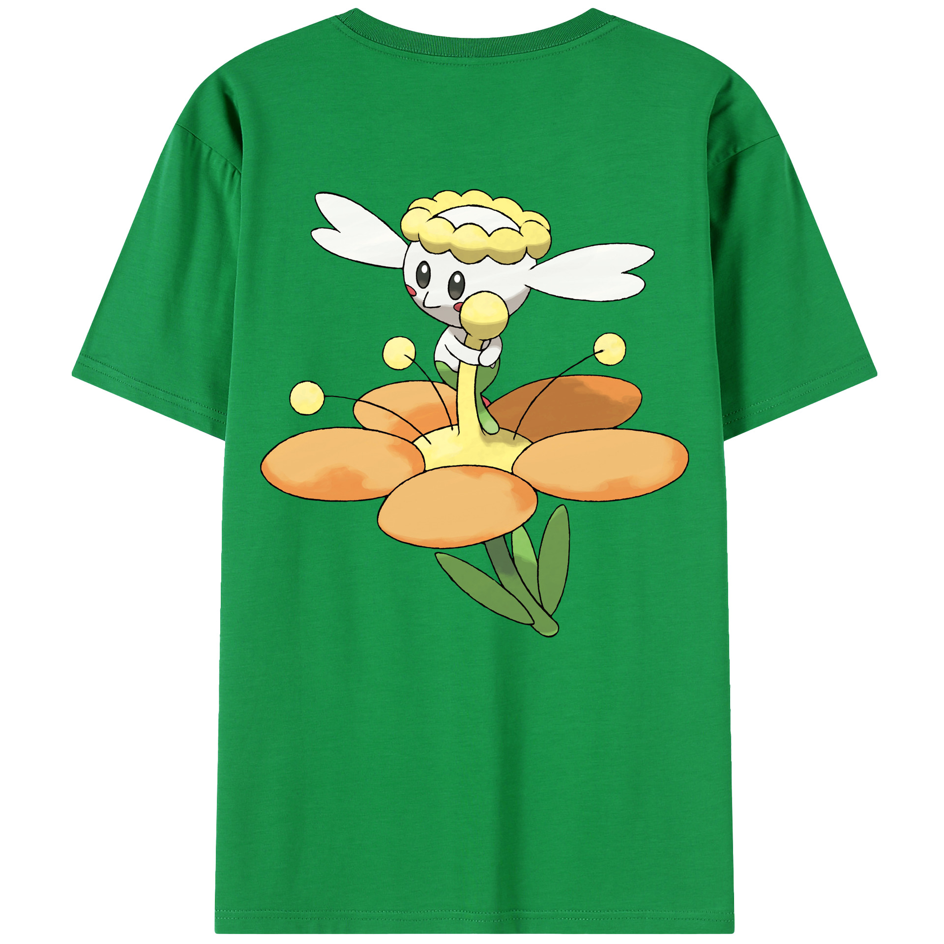 （画像用） ポケットモンスター Pokémon 綿100％半袖Tシャツ（背面プリント）