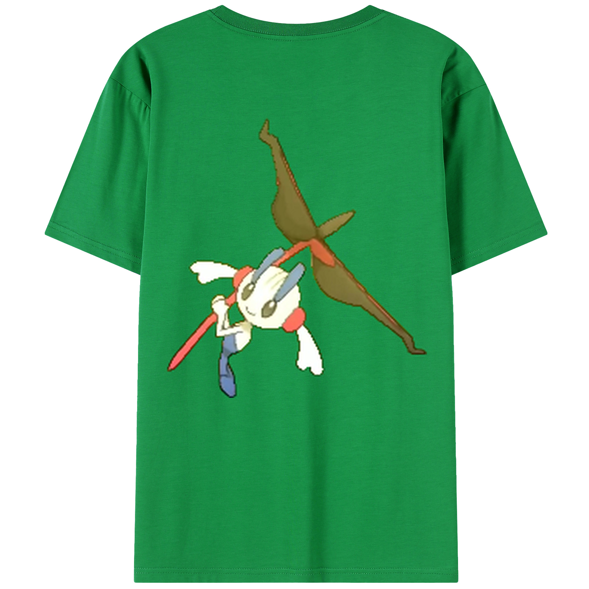 （画像用） ポケットモンスター Pokémon 綿100％半袖Tシャツ（背面プリント）