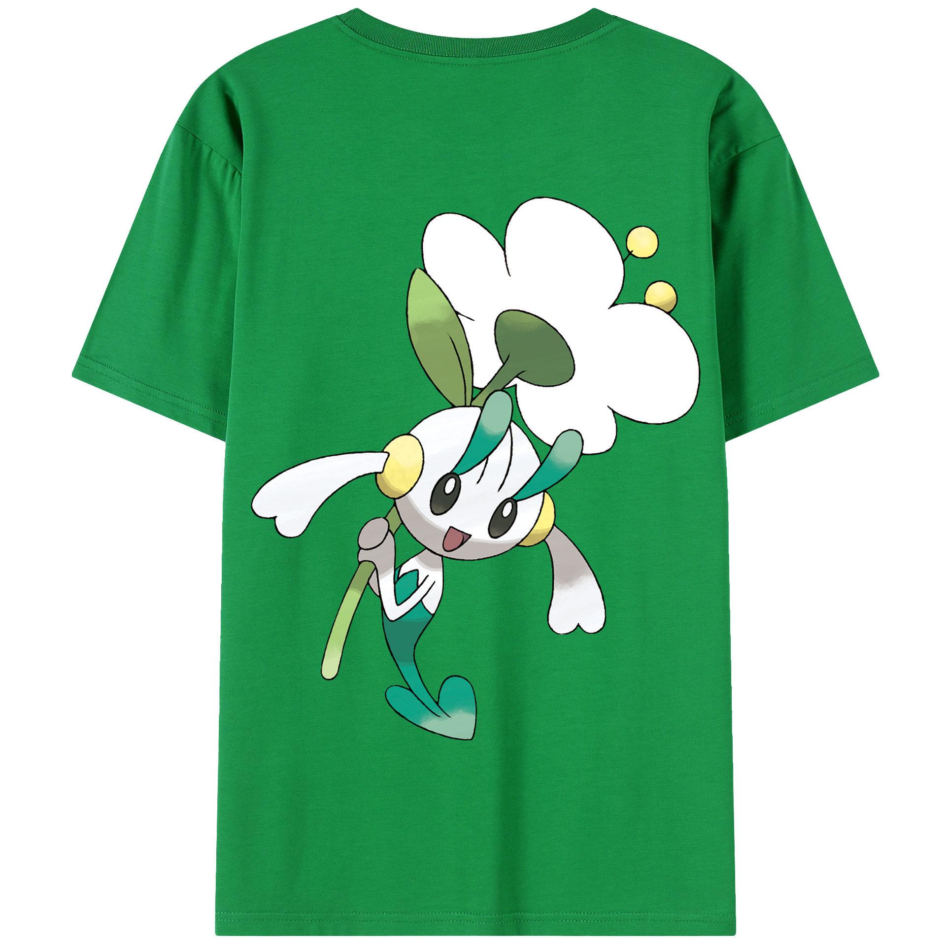 （画像用） ポケットモンスター Pokémon 綿100％半袖Tシャツ（背面プリント）