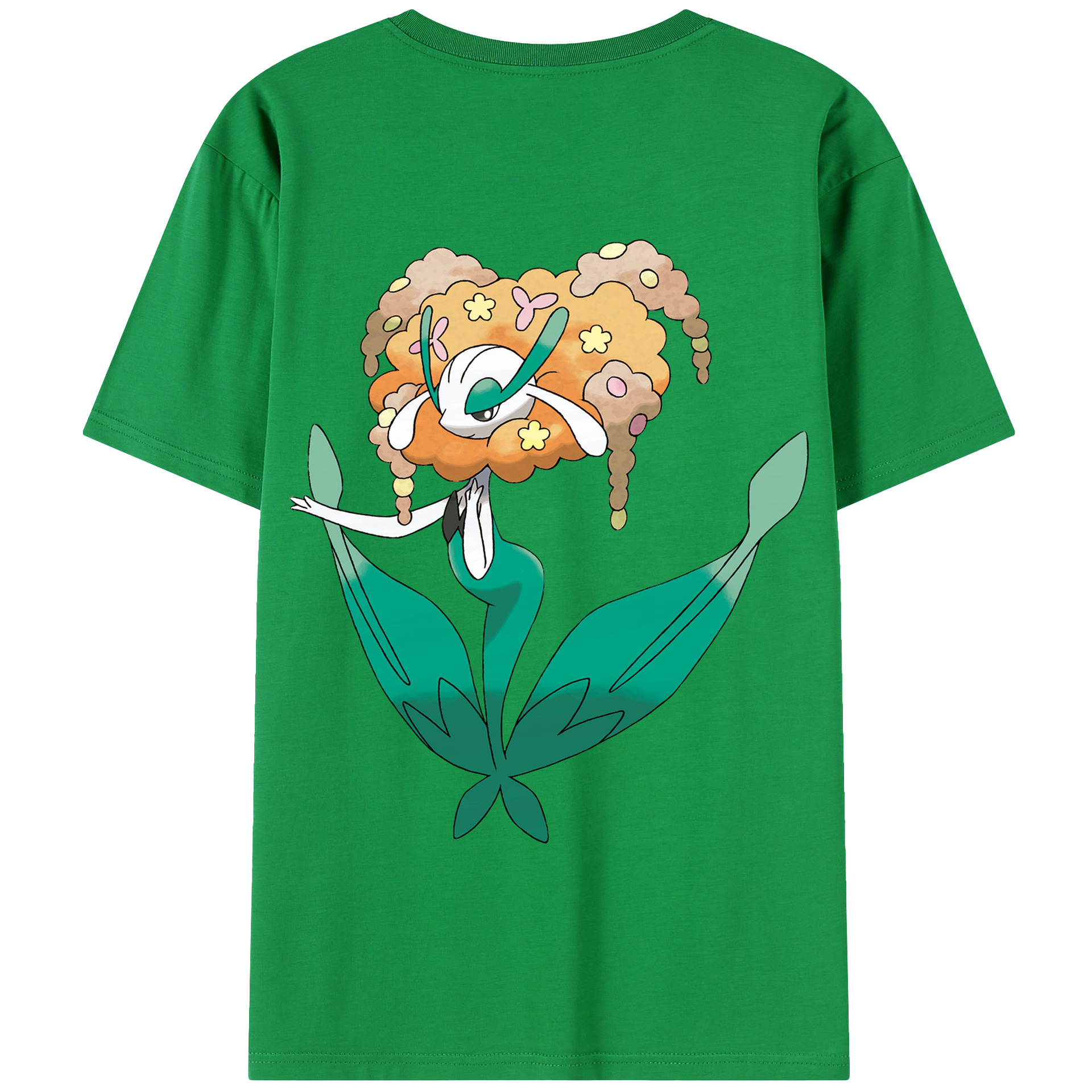 （画像用） ポケットモンスター Pokémon 綿100％半袖Tシャツ（背面プリント）
