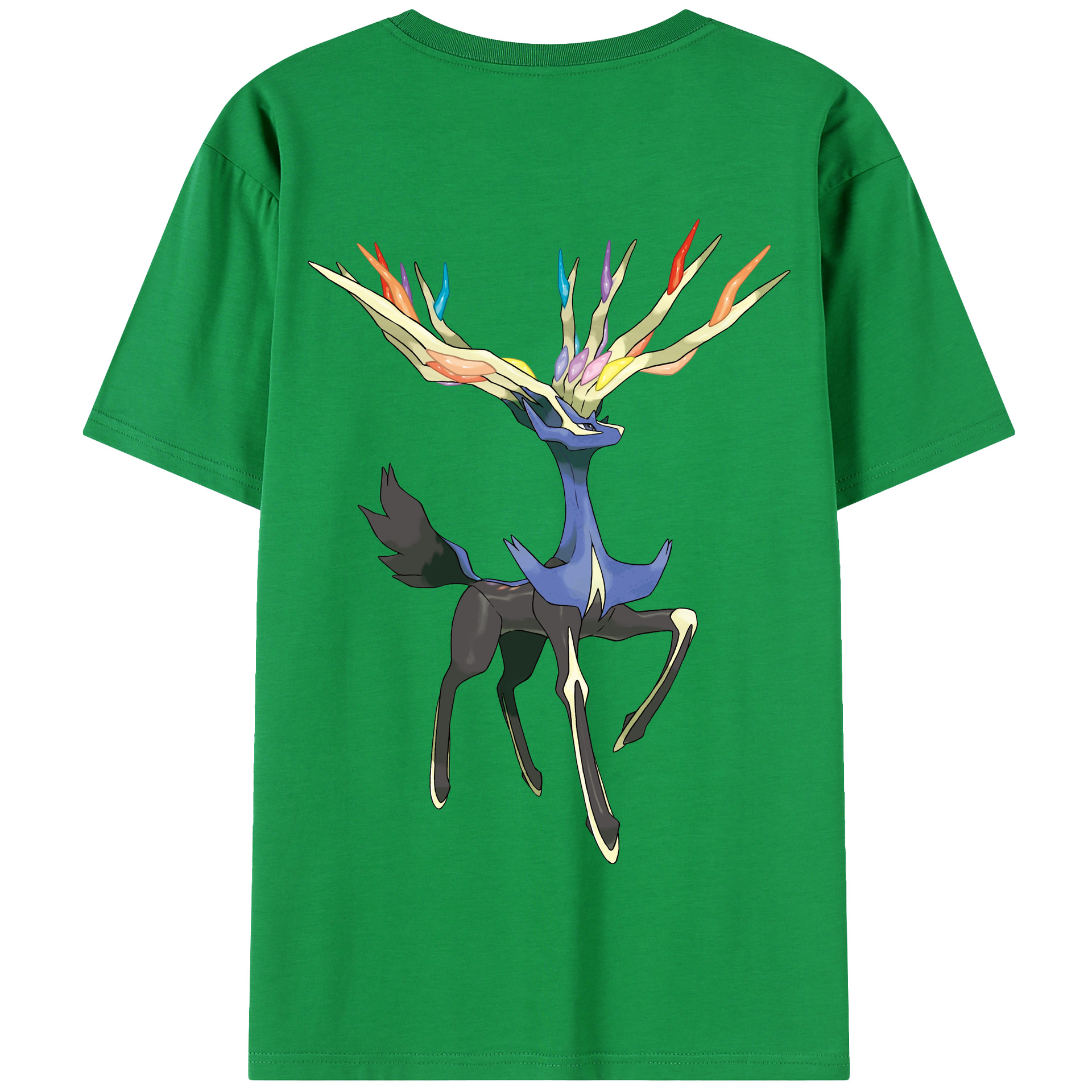 （画像用） ポケットモンスター Pokémon 綿100％半袖Tシャツ（背面プリント）