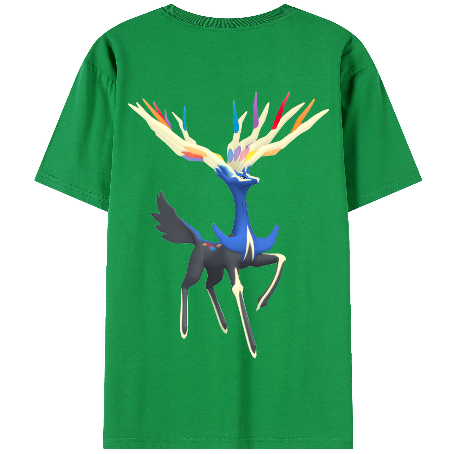 （画像用） ポケットモンスター Pokémon 綿100％半袖Tシャツ（背面プリント）
