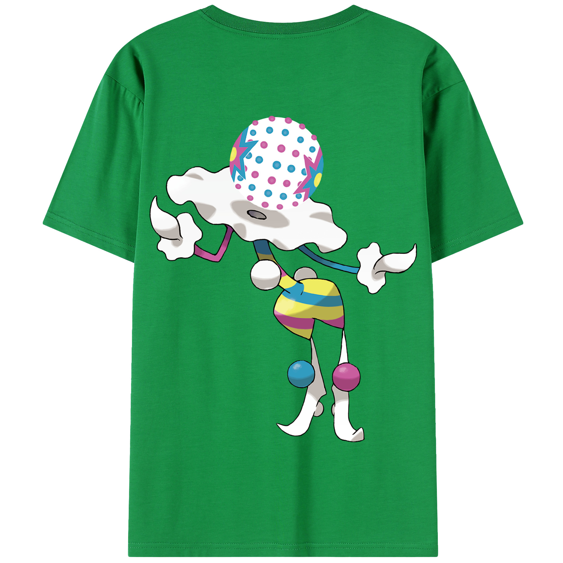 （画像用） ポケットモンスター Pokémon 綿100％半袖Tシャツ（背面プリント）