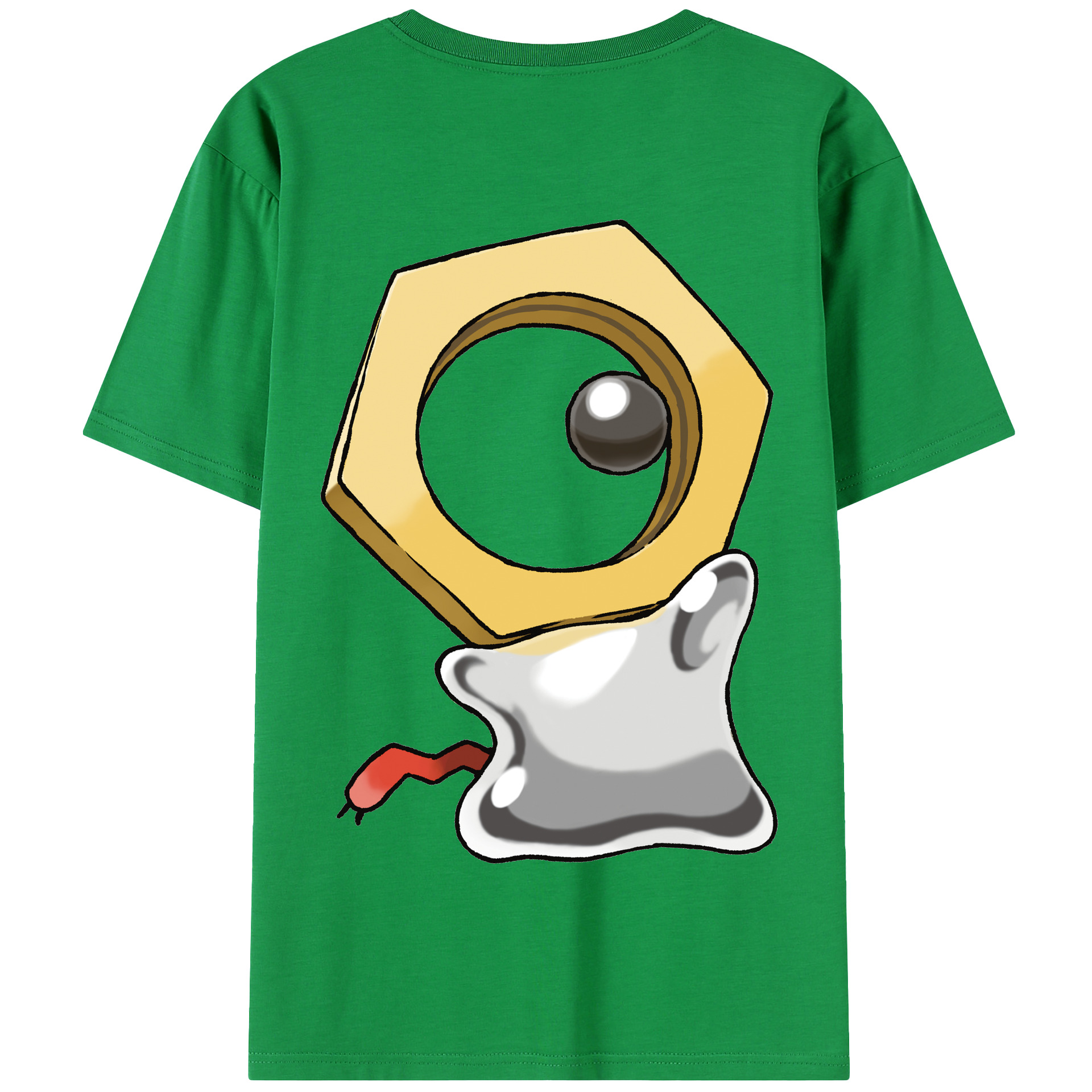 （画像用） ポケットモンスター Pokémon 綿100％半袖Tシャツ（背面プリント）