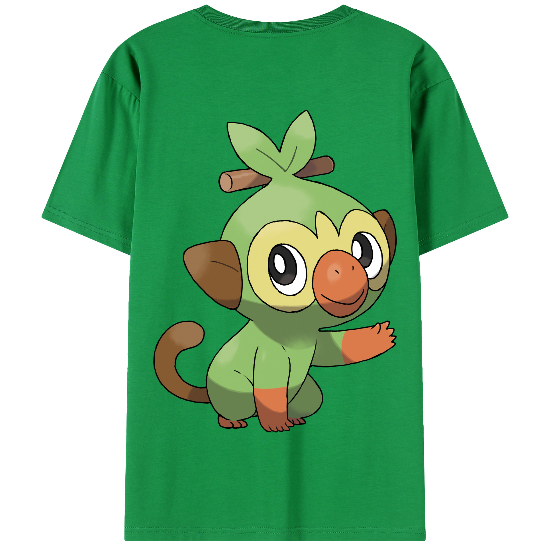 （画像用） ポケットモンスター Pokémon 綿100％半袖Tシャツ（背面プリント）