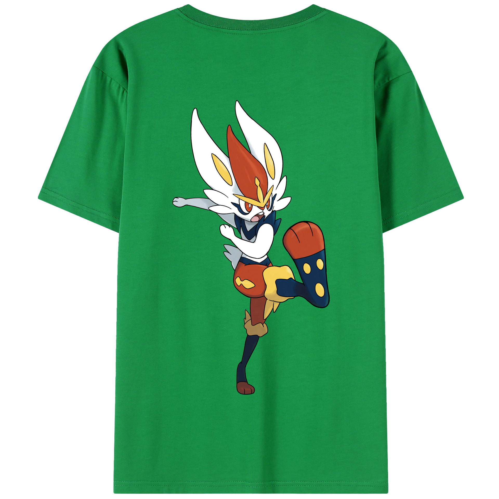 （画像用） ポケットモンスター Pokémon 綿100％半袖Tシャツ（背面プリント）
