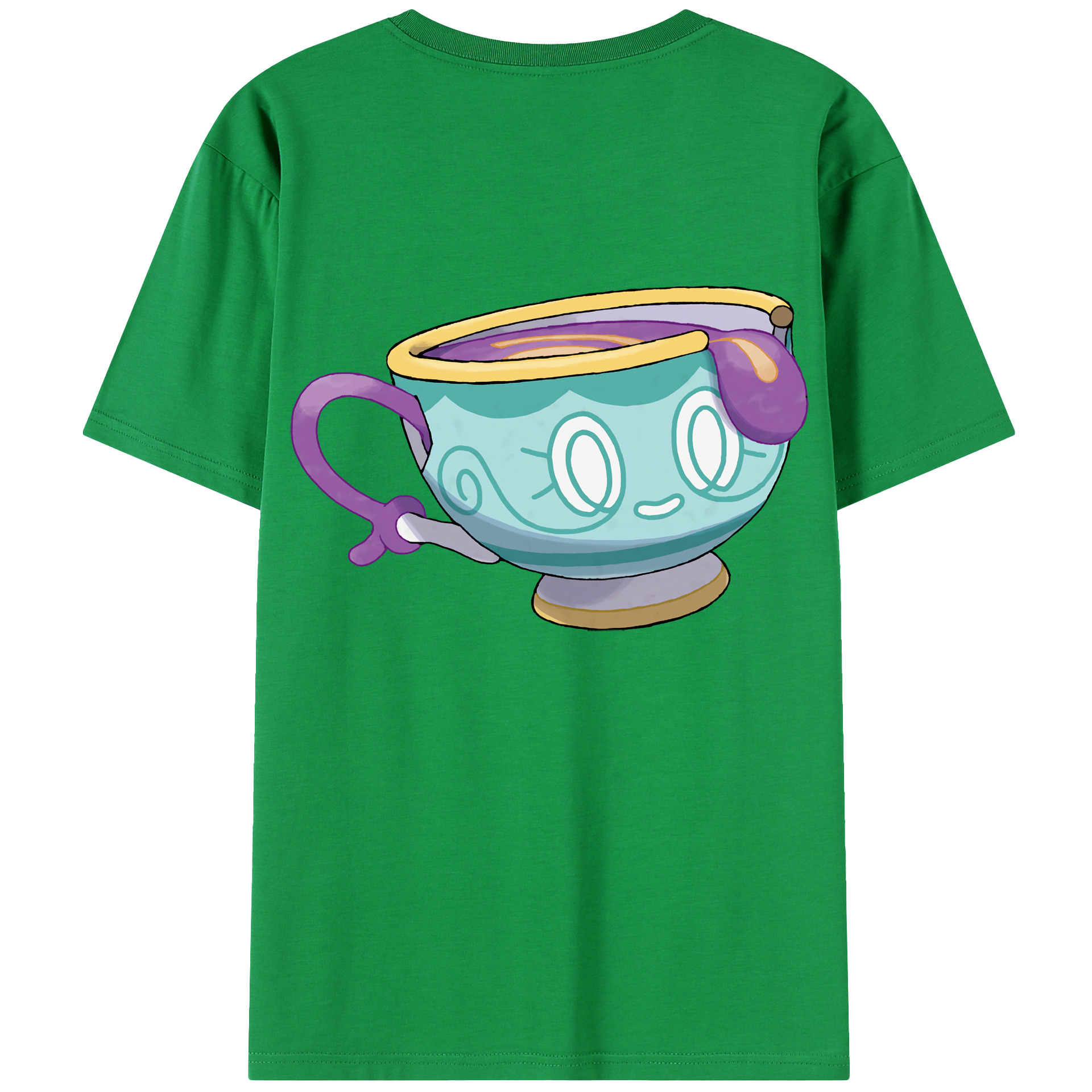 （画像用） ポケットモンスター Pokémon 綿100％半袖Tシャツ（背面プリント）