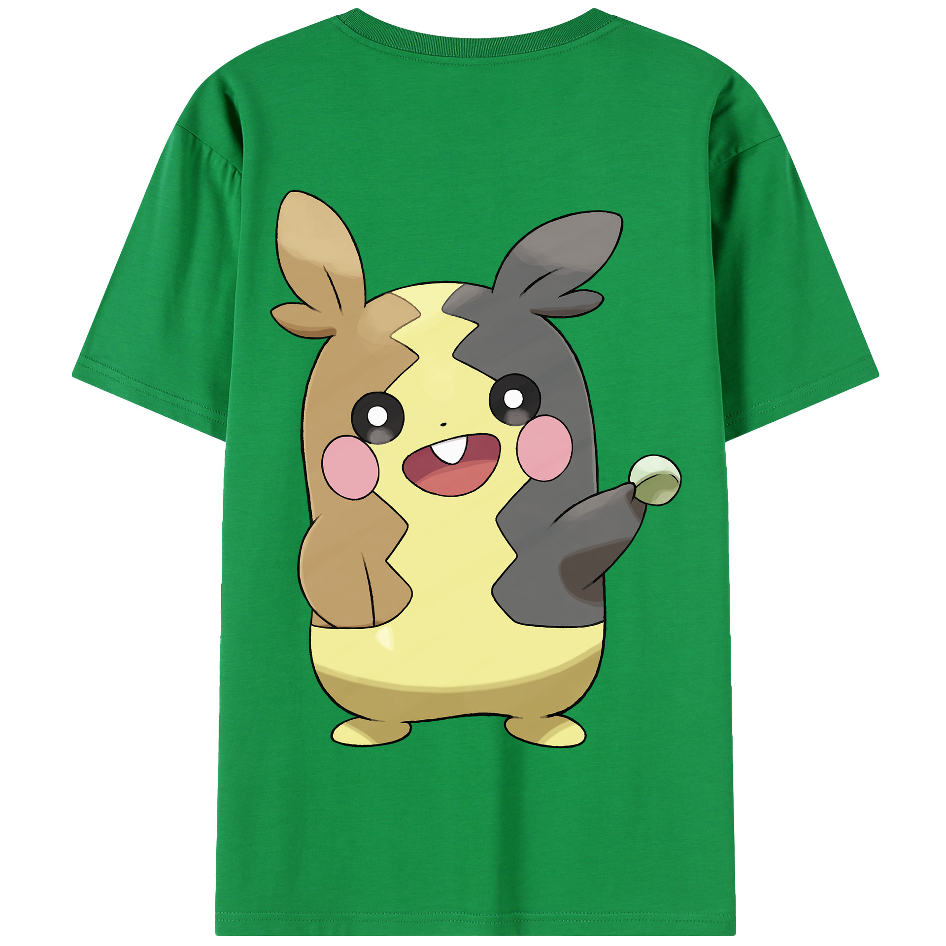 （画像用） ポケットモンスター Pokémon 綿100％半袖Tシャツ（背面プリント）